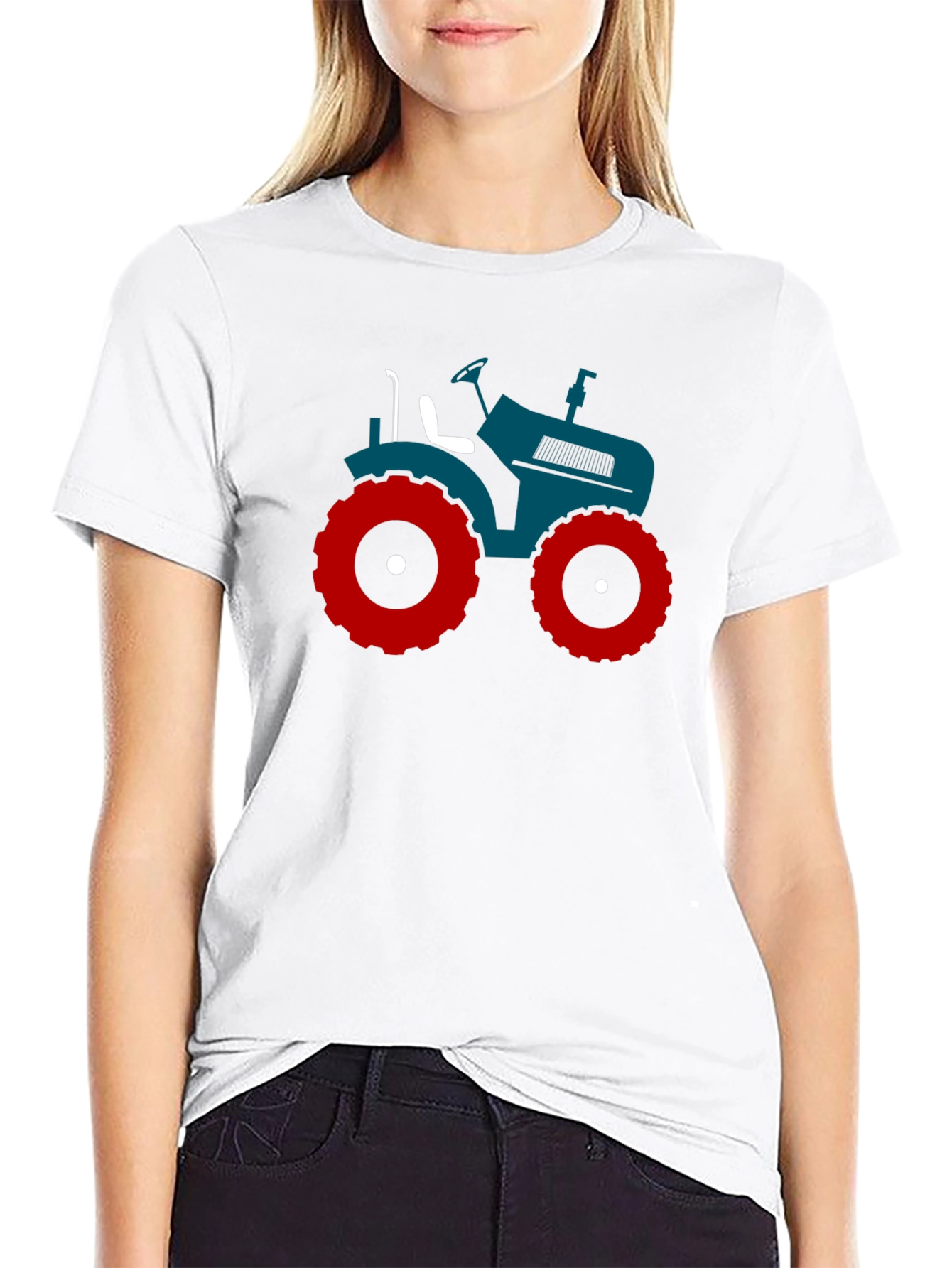 Tractor Graphic Tee - Cool Farm Life Shirt