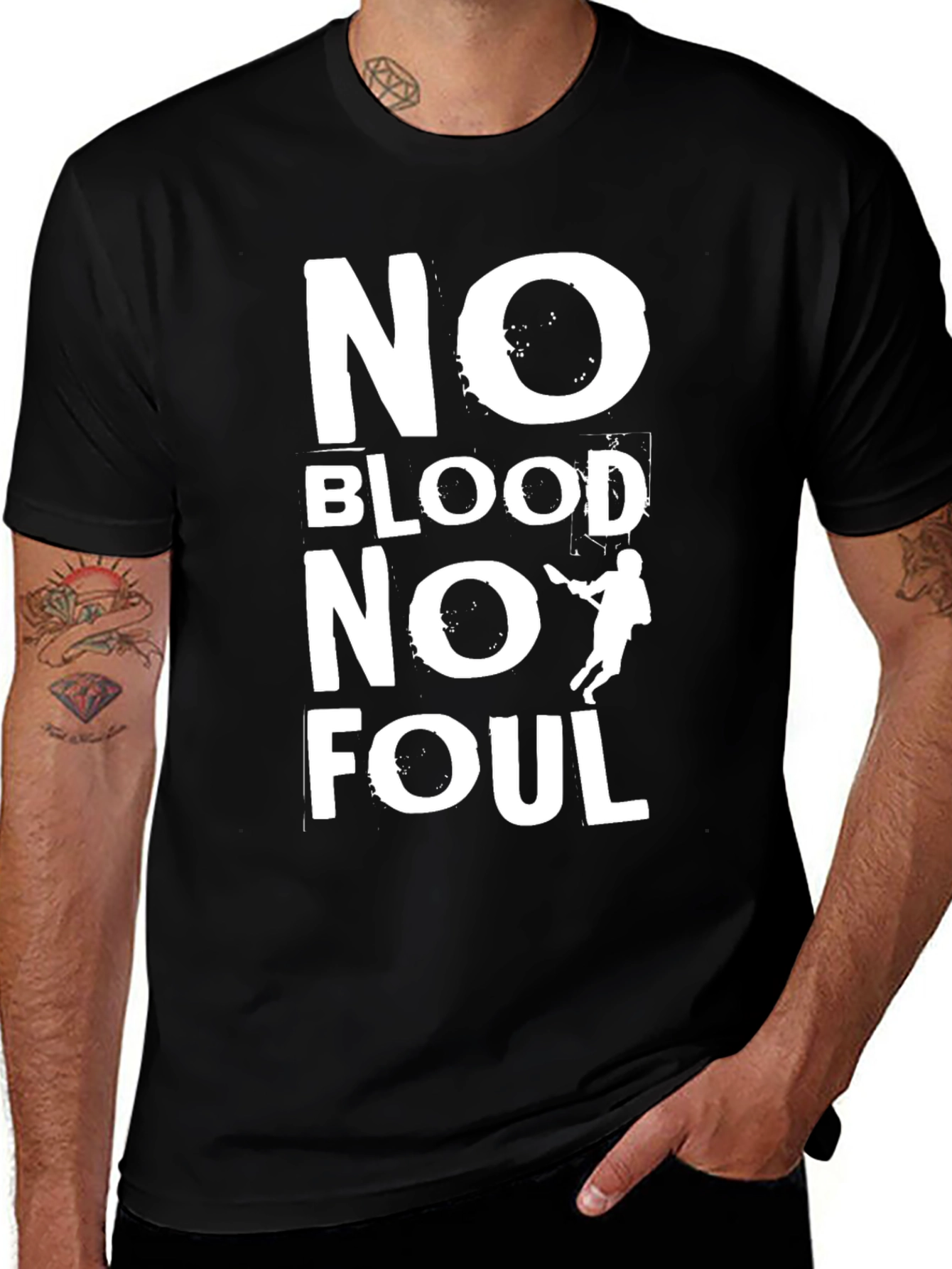 No Blood No Foul T-Shirt - Hockey Humor