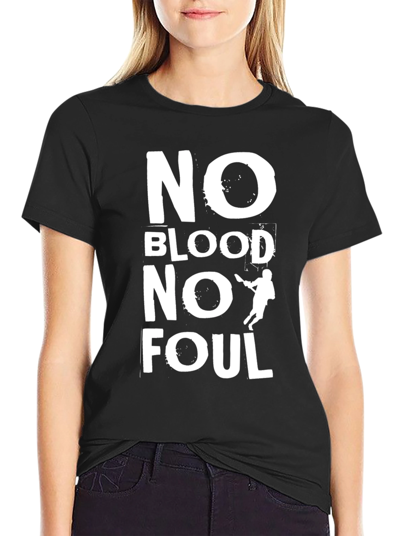 No Blood No Foul T-Shirt - Hockey Humor