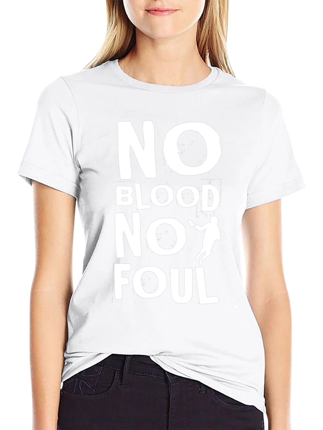 No Blood No Foul T-Shirt - Hockey Humor