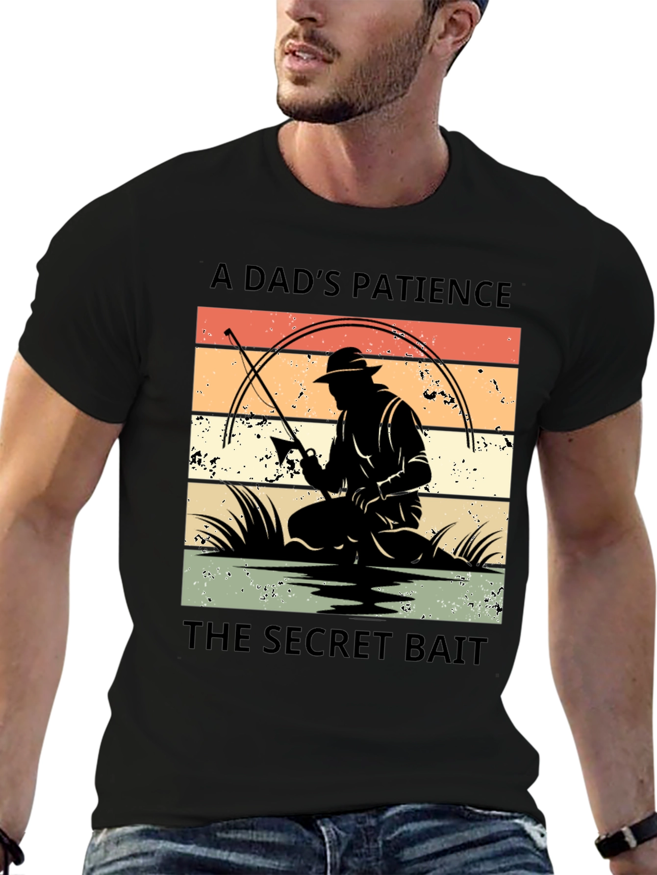 A Dads Patience Fishing T-Shirt