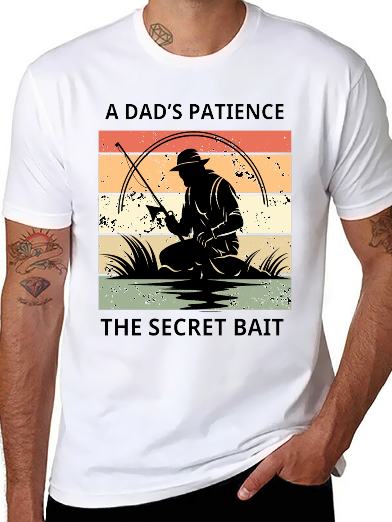 A Dads Patience Fishing T-Shirt