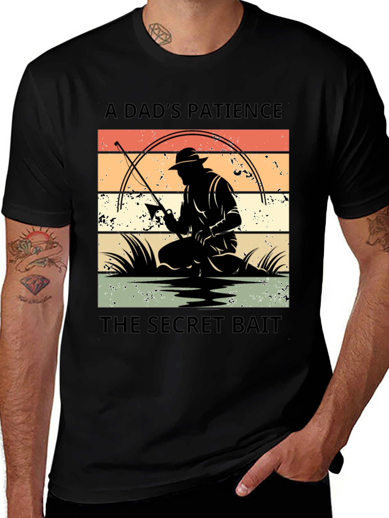 A Dads Patience Fishing T-Shirt