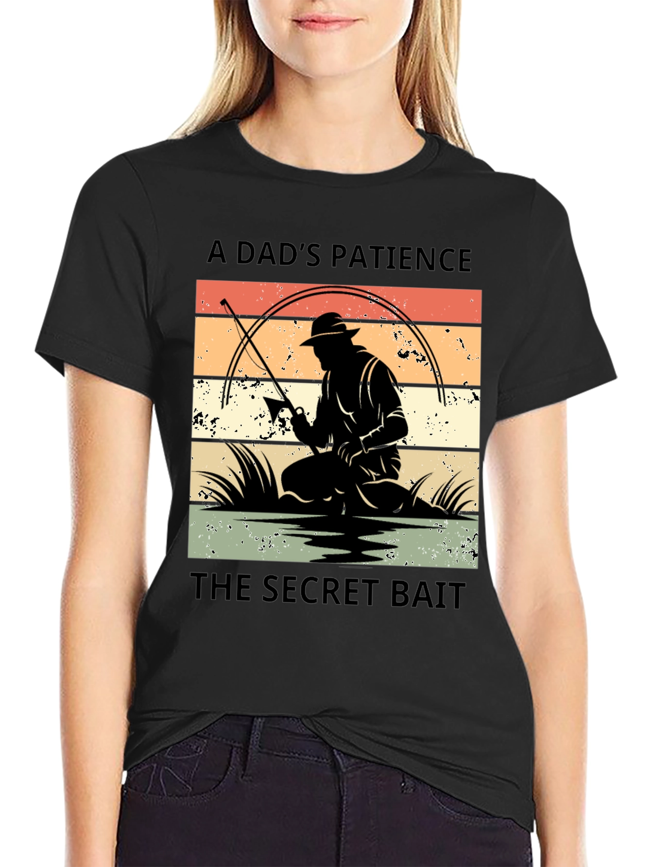 A Dads Patience Fishing T-Shirt