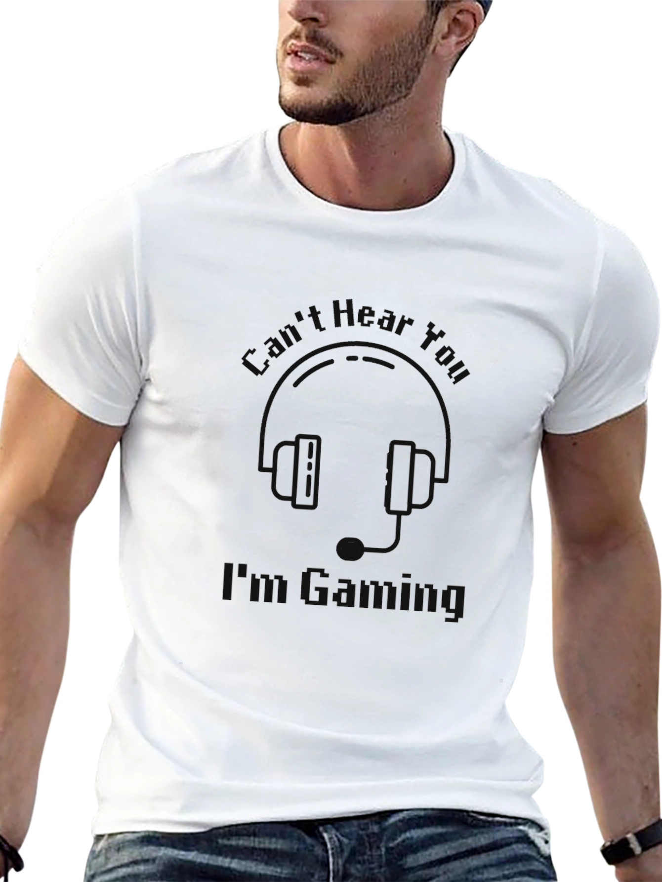 Gamer T-Shirt - Cant Hear You Gaming