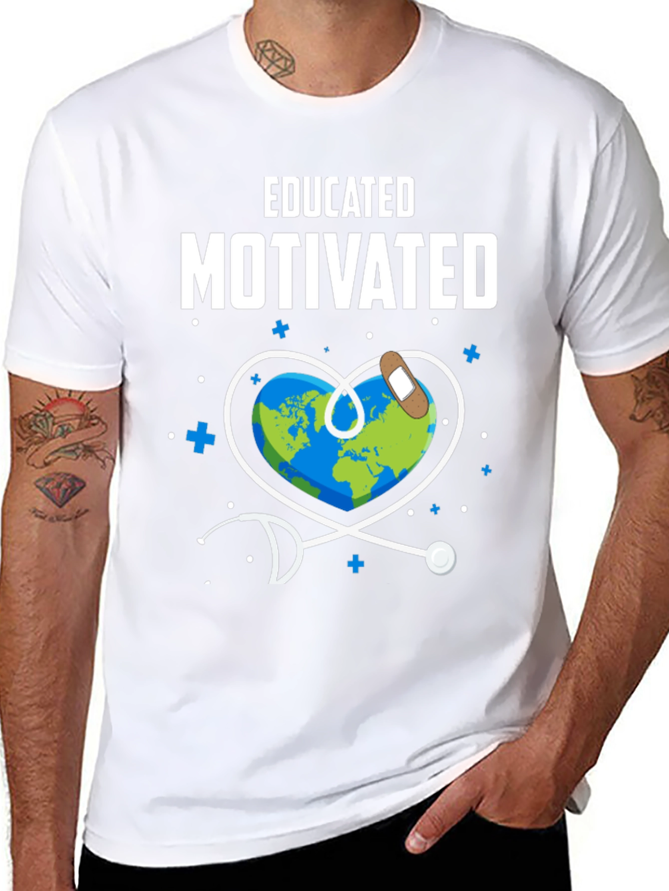 Educated Motivated Graphic T-Shirt