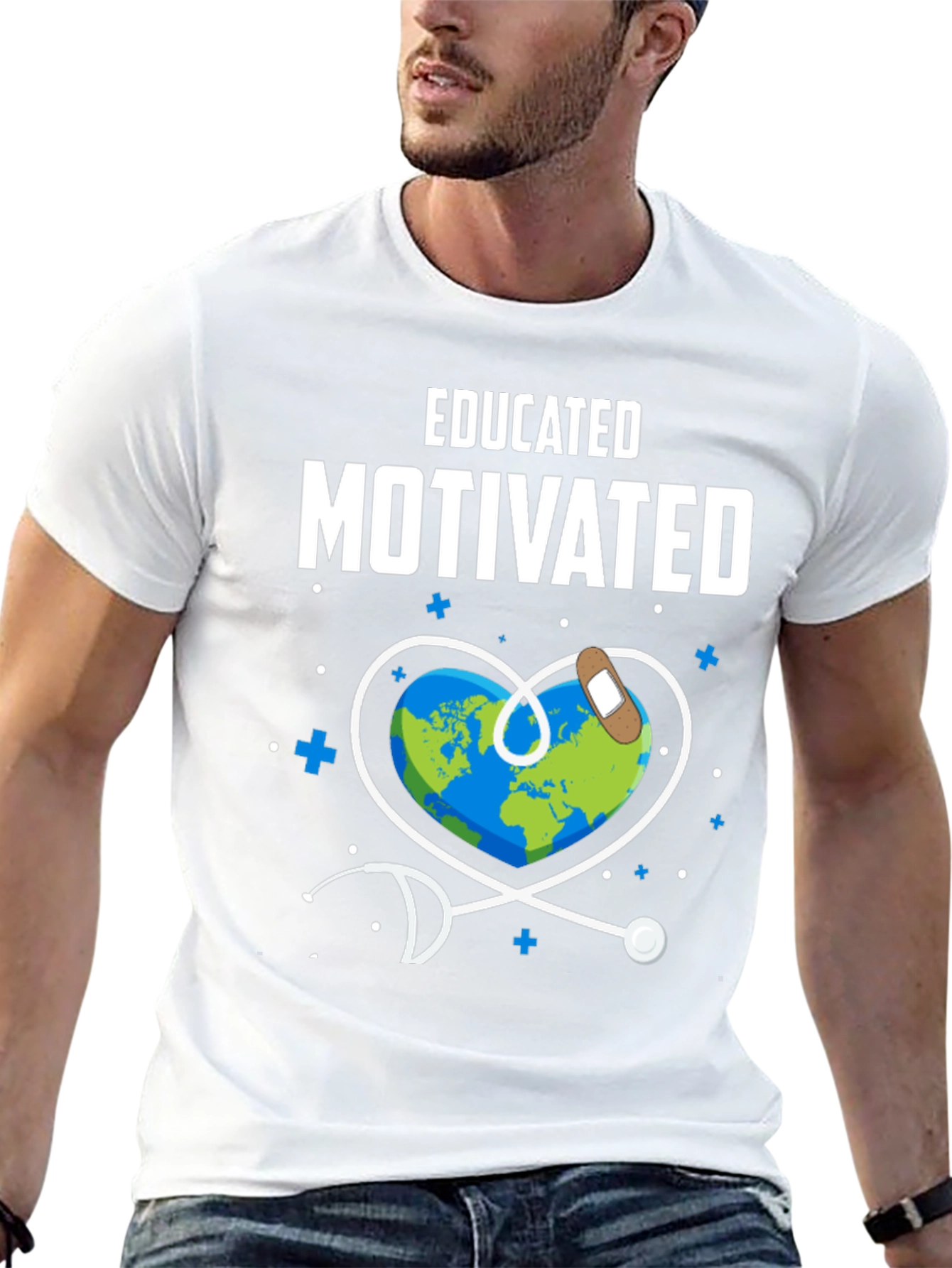 Educated Motivated Graphic T-Shirt