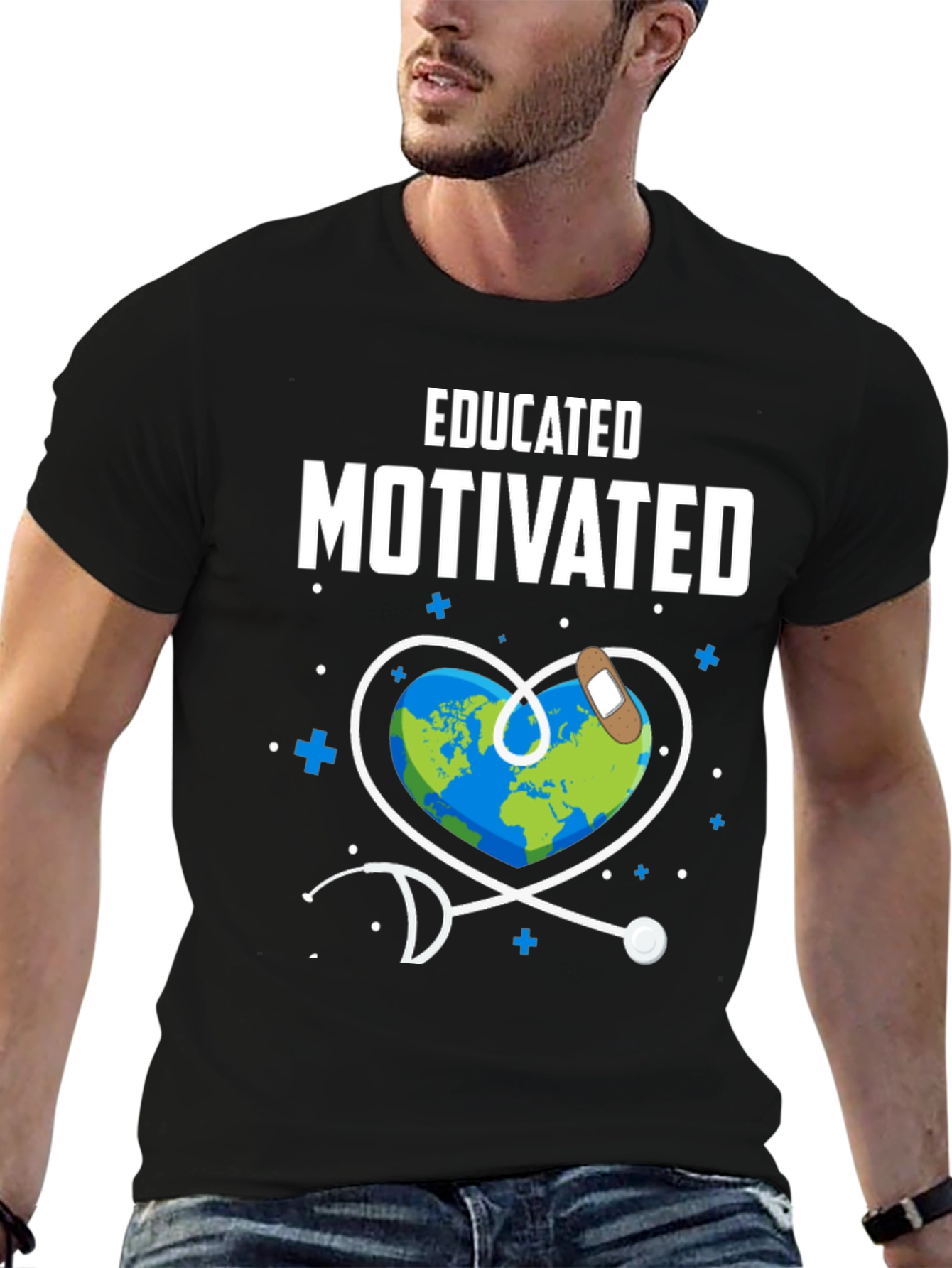 Educated Motivated Graphic T-Shirt