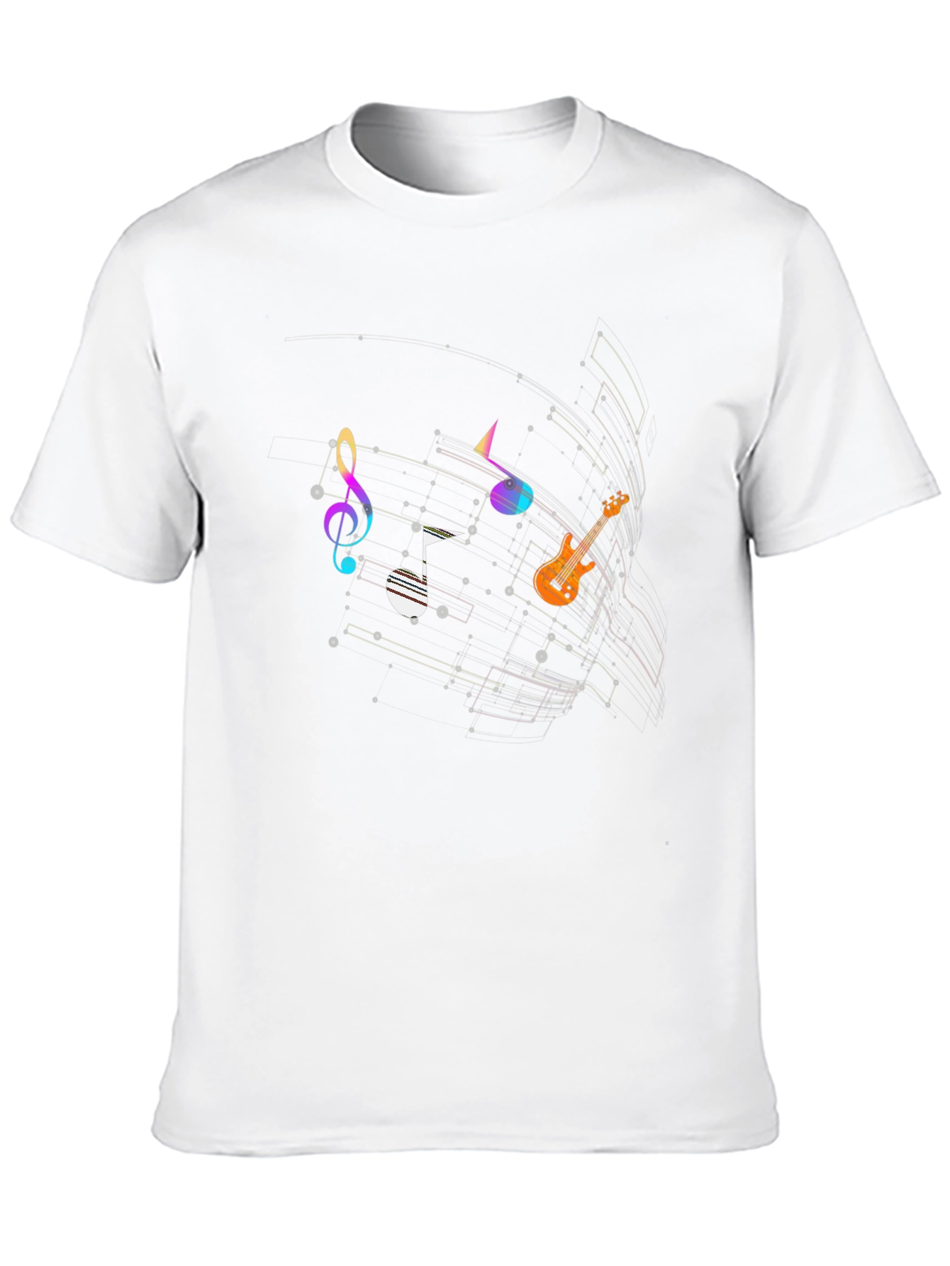 Music Notes Graphic T-Shirt - Stylish & Unique Design