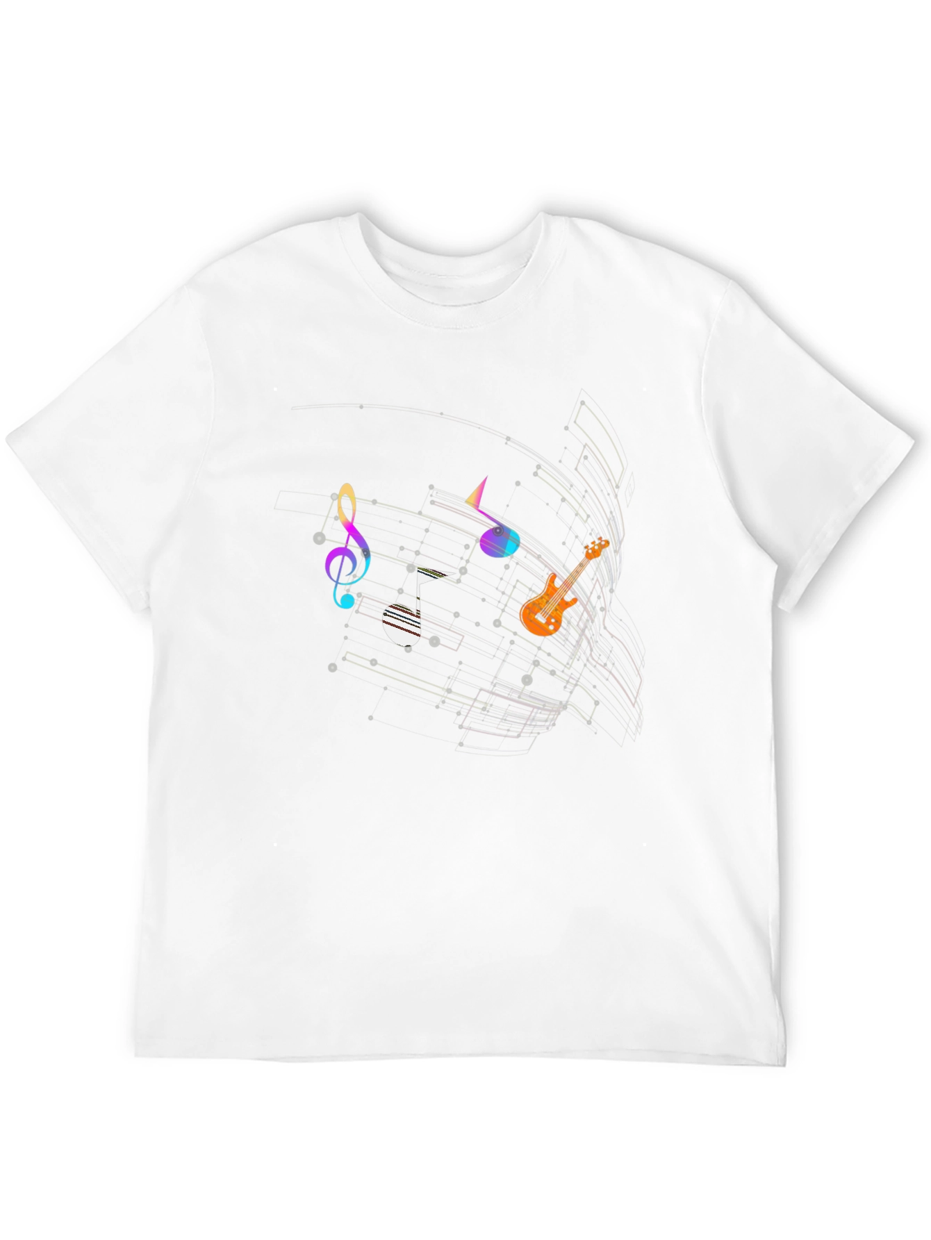 Music Notes Graphic T-Shirt - Stylish & Unique Design