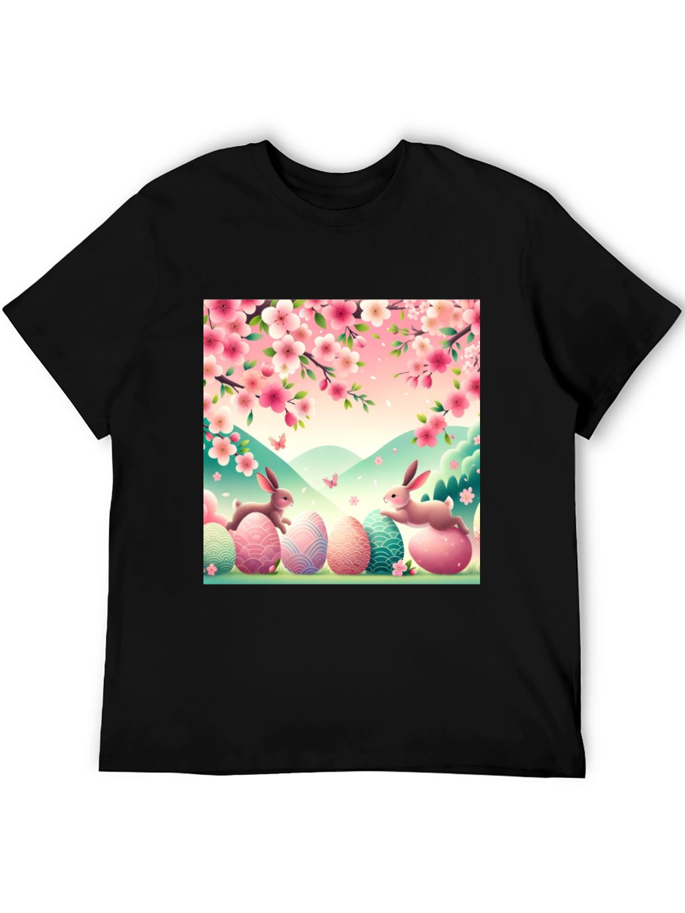 Easter Bunny Egg T-Shirt: Springtime Celebration
