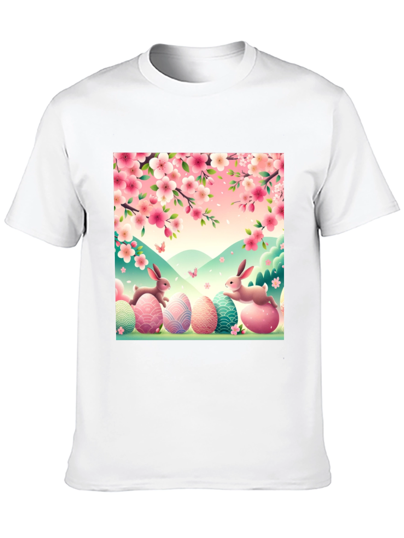 Easter Bunny Egg T-Shirt: Springtime Celebration