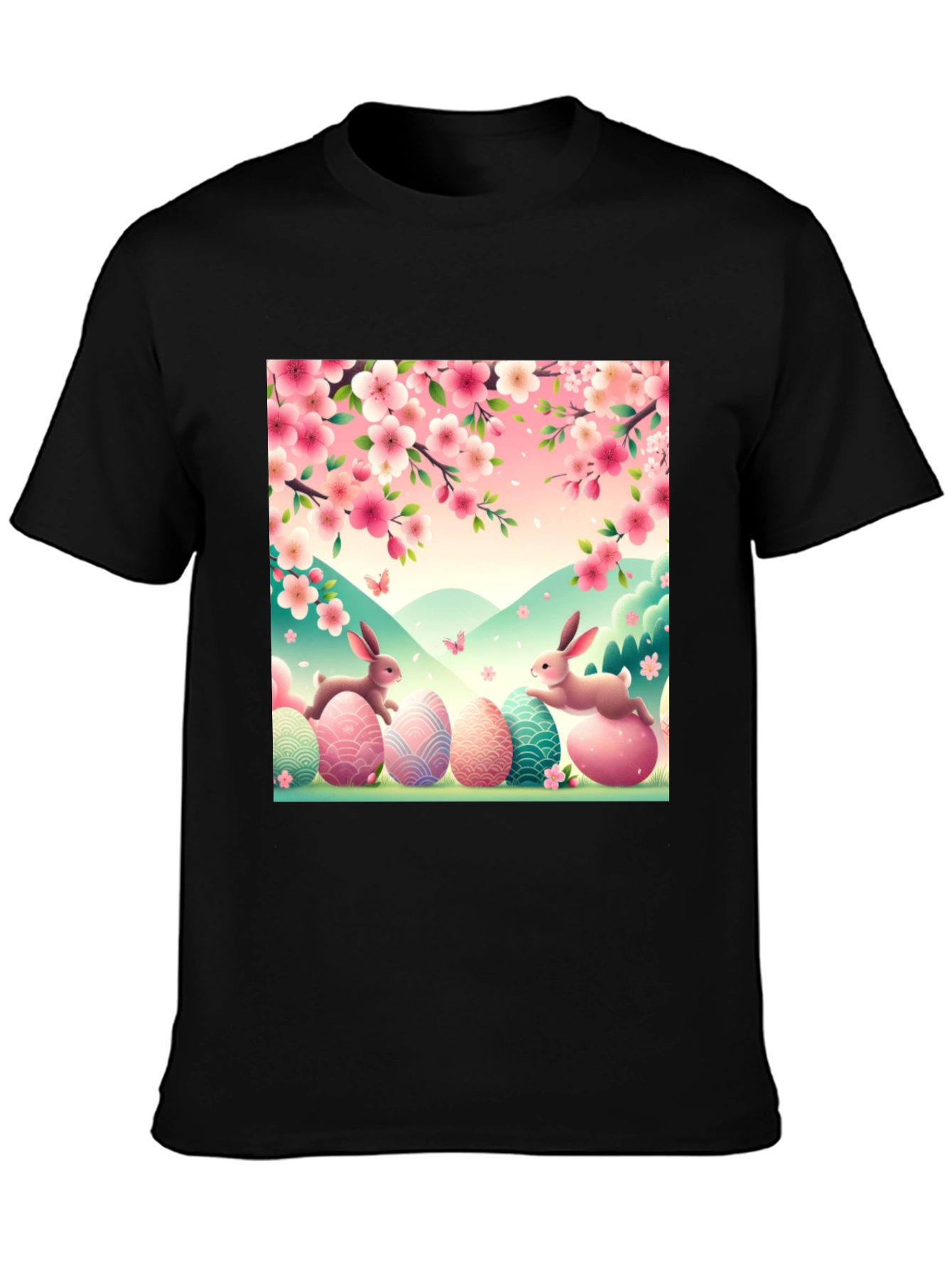 Easter Bunny Egg T-Shirt: Springtime Celebration
