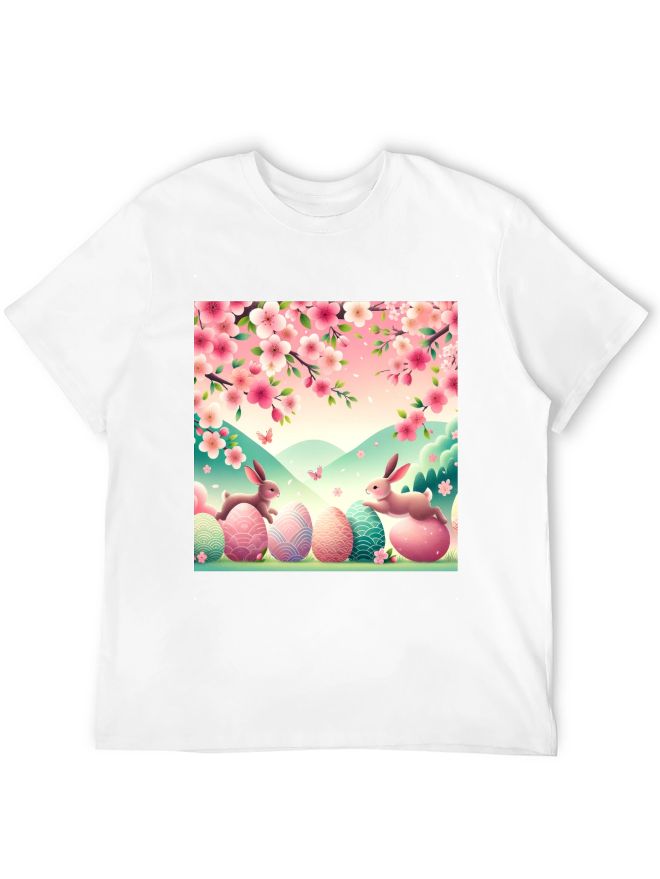 Easter Bunny Egg T-Shirt: Springtime Celebration