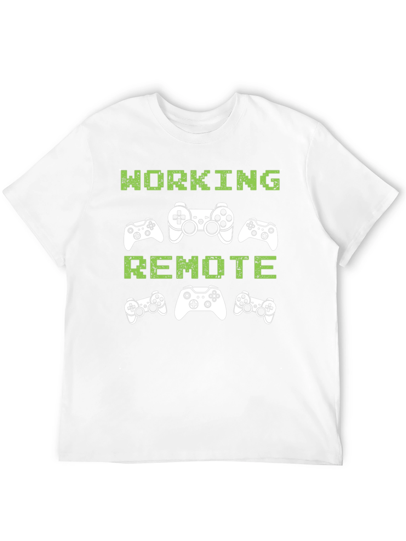Working Remote Gamer T-Shirt - Black Graphic Tee