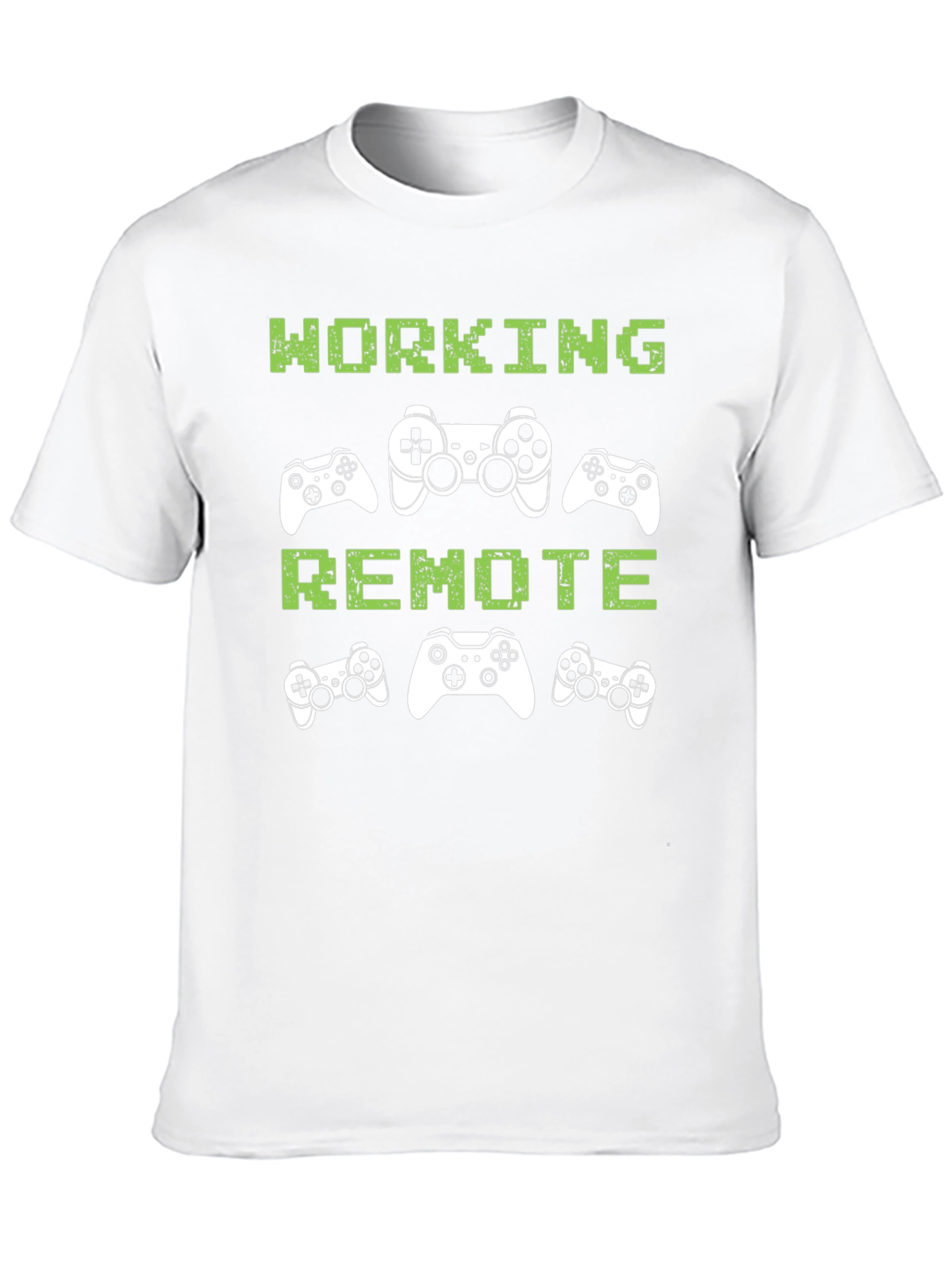 Working Remote Gamer T-Shirt - Black Graphic Tee
