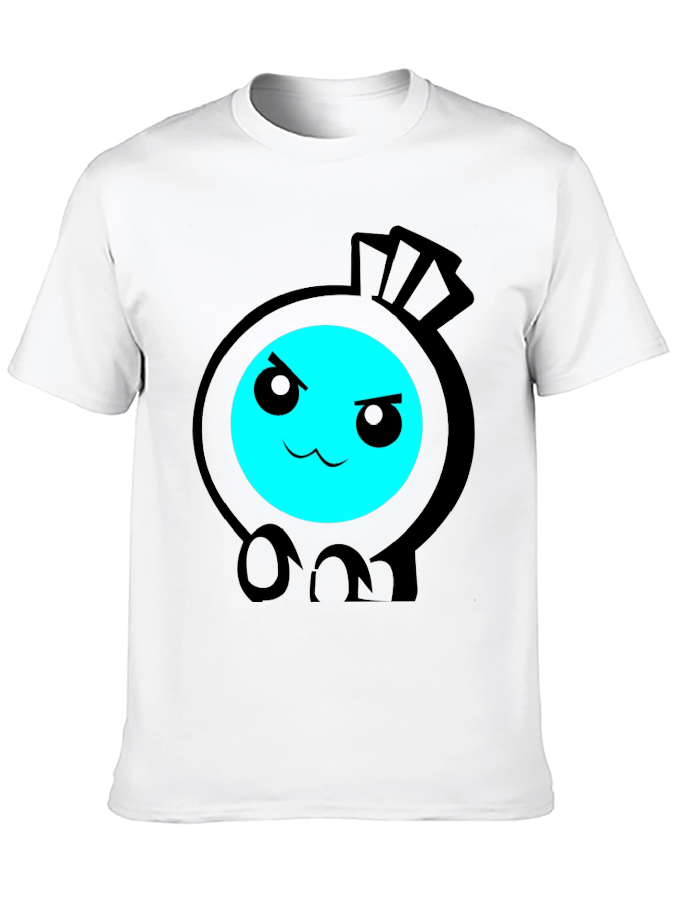 Cartoon Character T-Shirt - Black