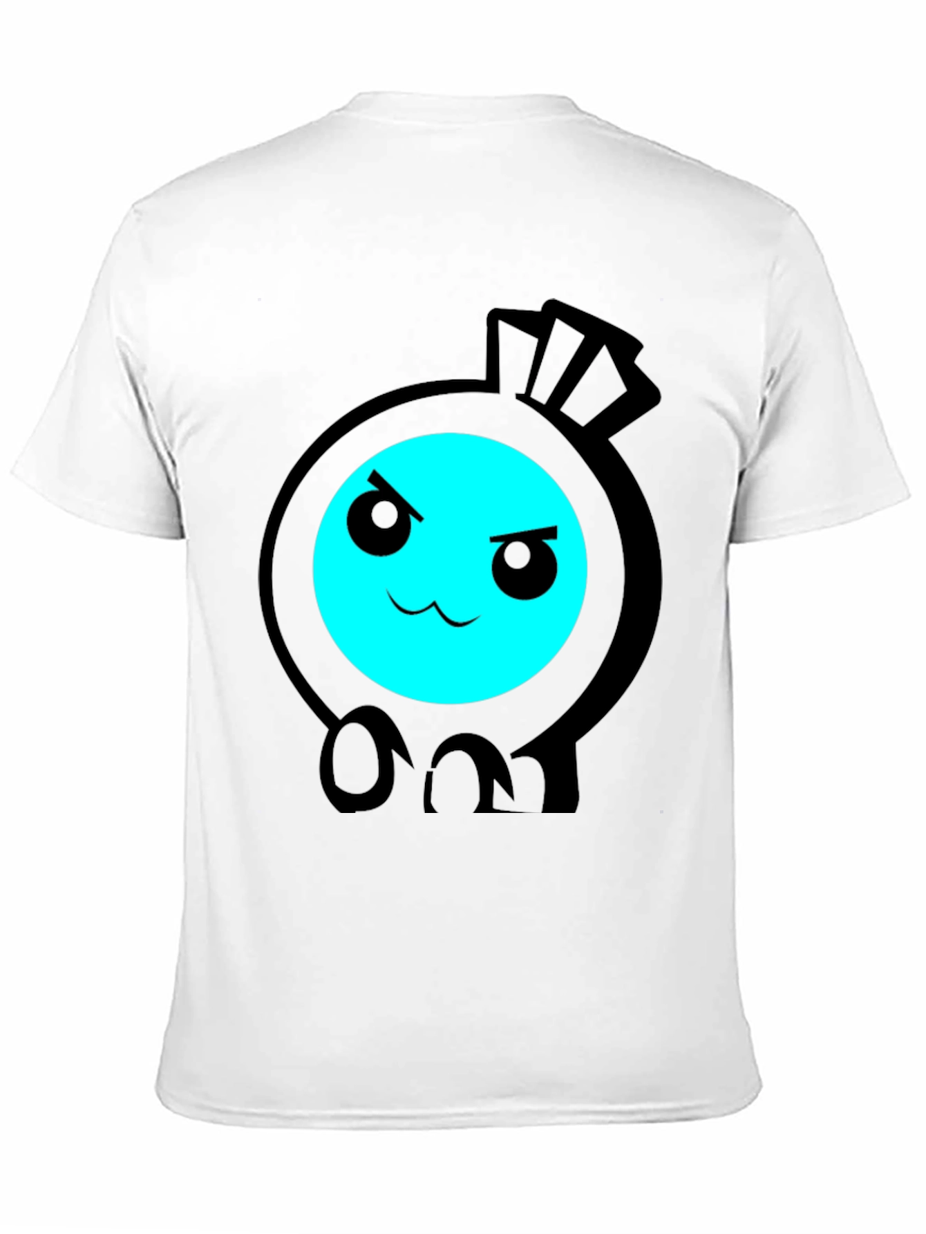Cartoon Character T-Shirt - Black