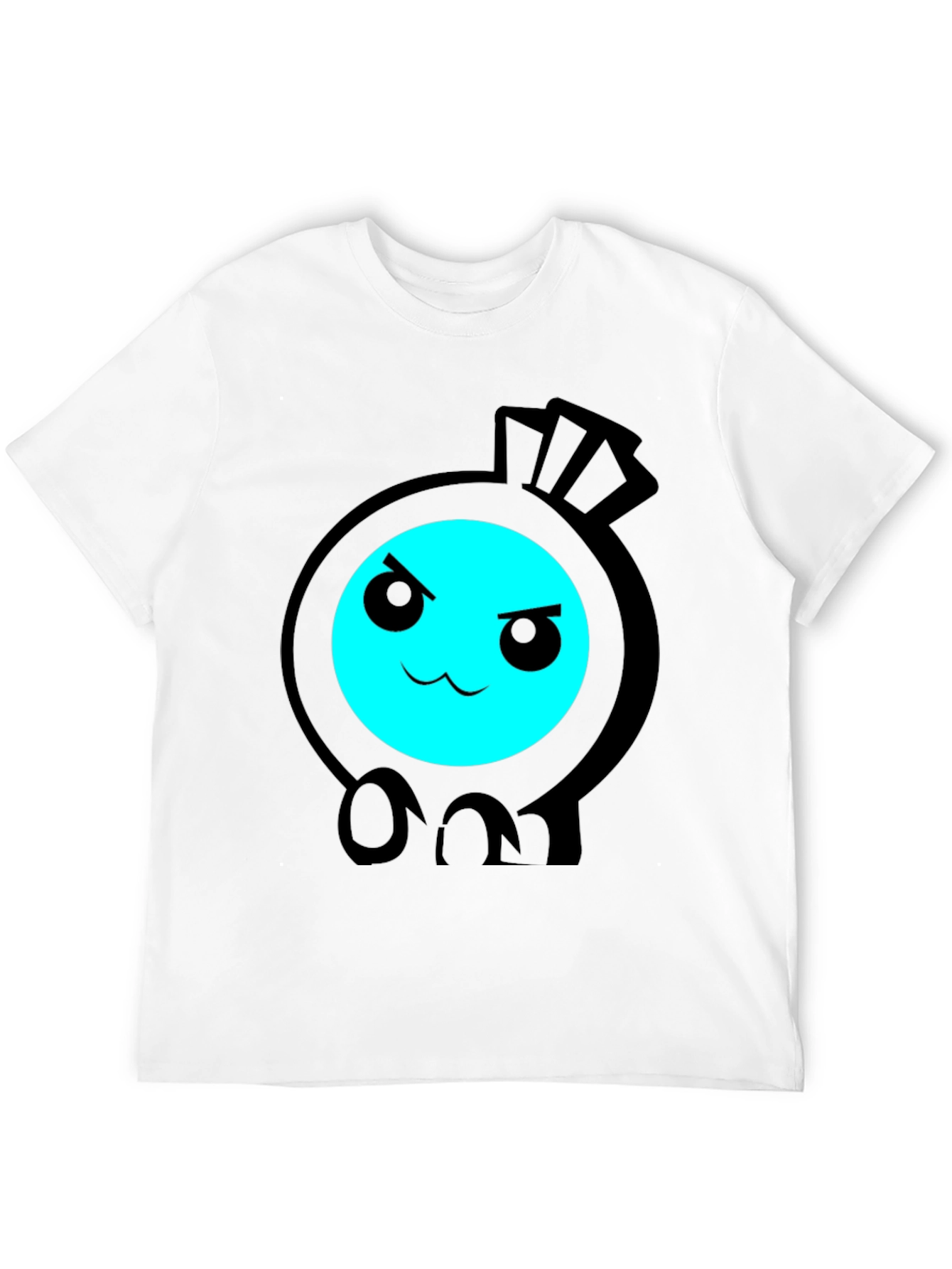 Cartoon Character T-Shirt - Black