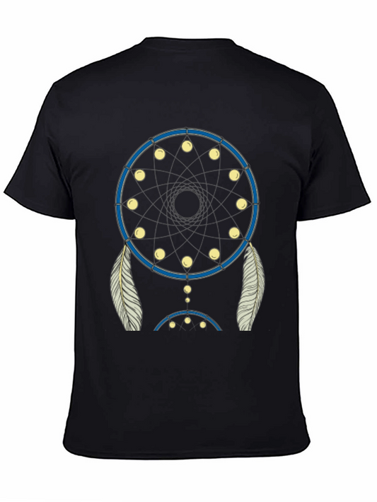 Dream Catcher Graphic Tee - Black Cotton Blend