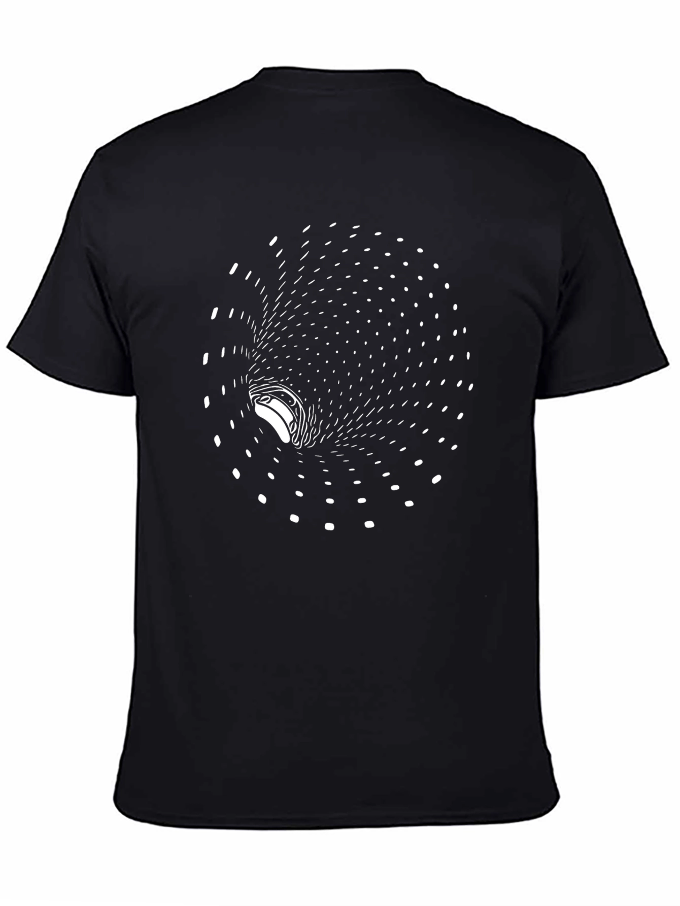 Optical Illusion Black T-Shirt