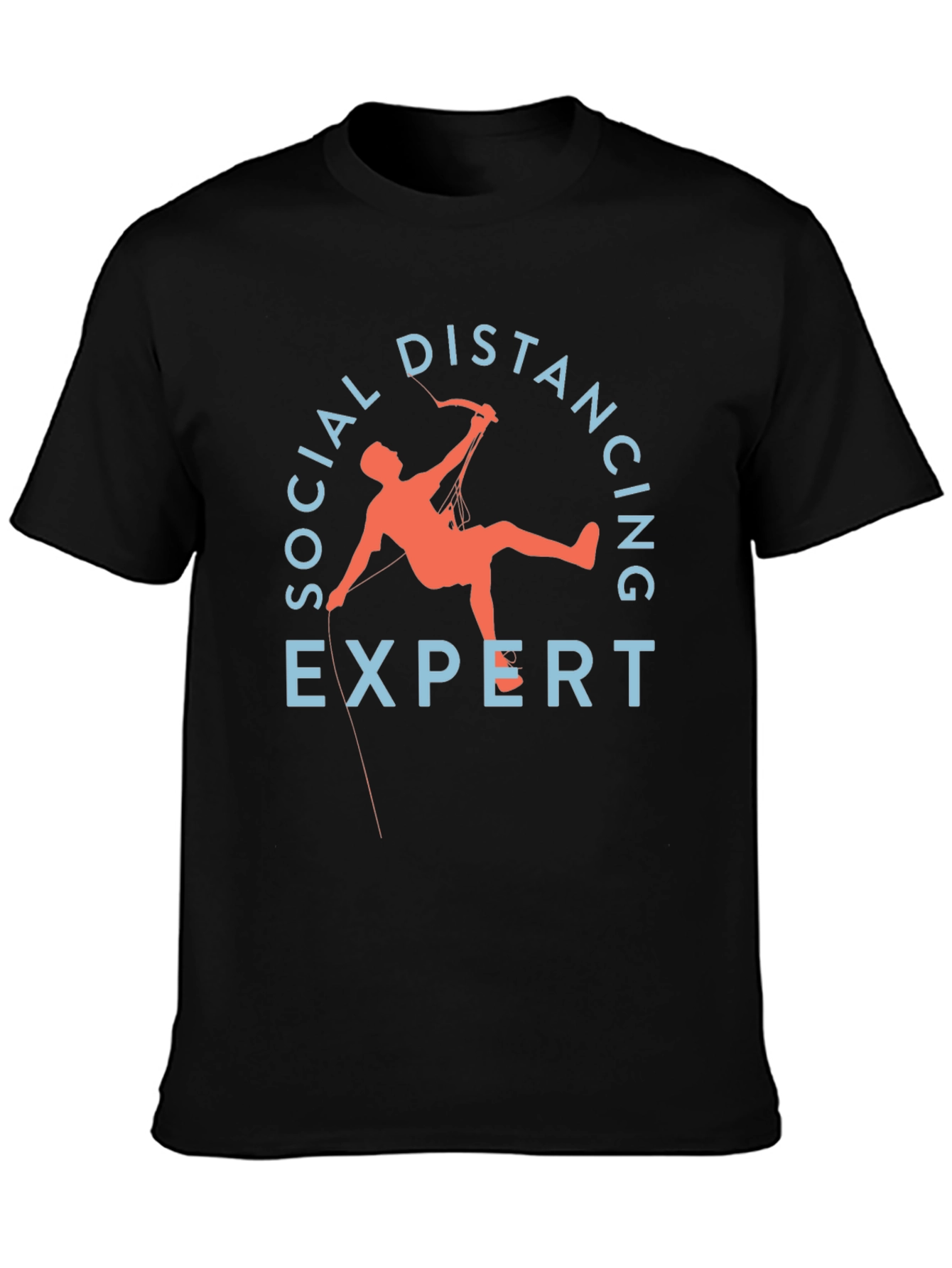 Social Distancing Expert T-Shirt - Funny Climber Tee