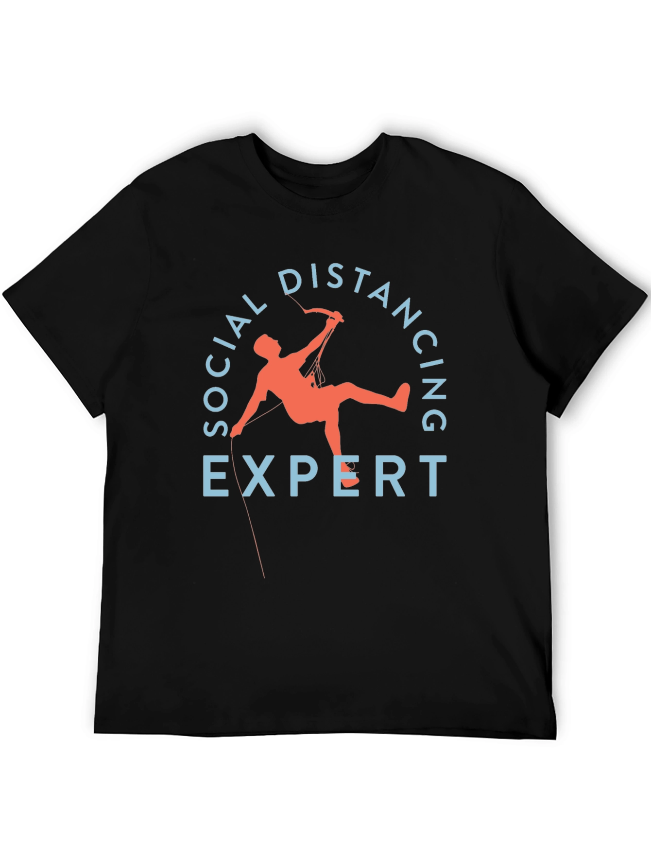 Social Distancing Expert T-Shirt - Funny Climber Tee