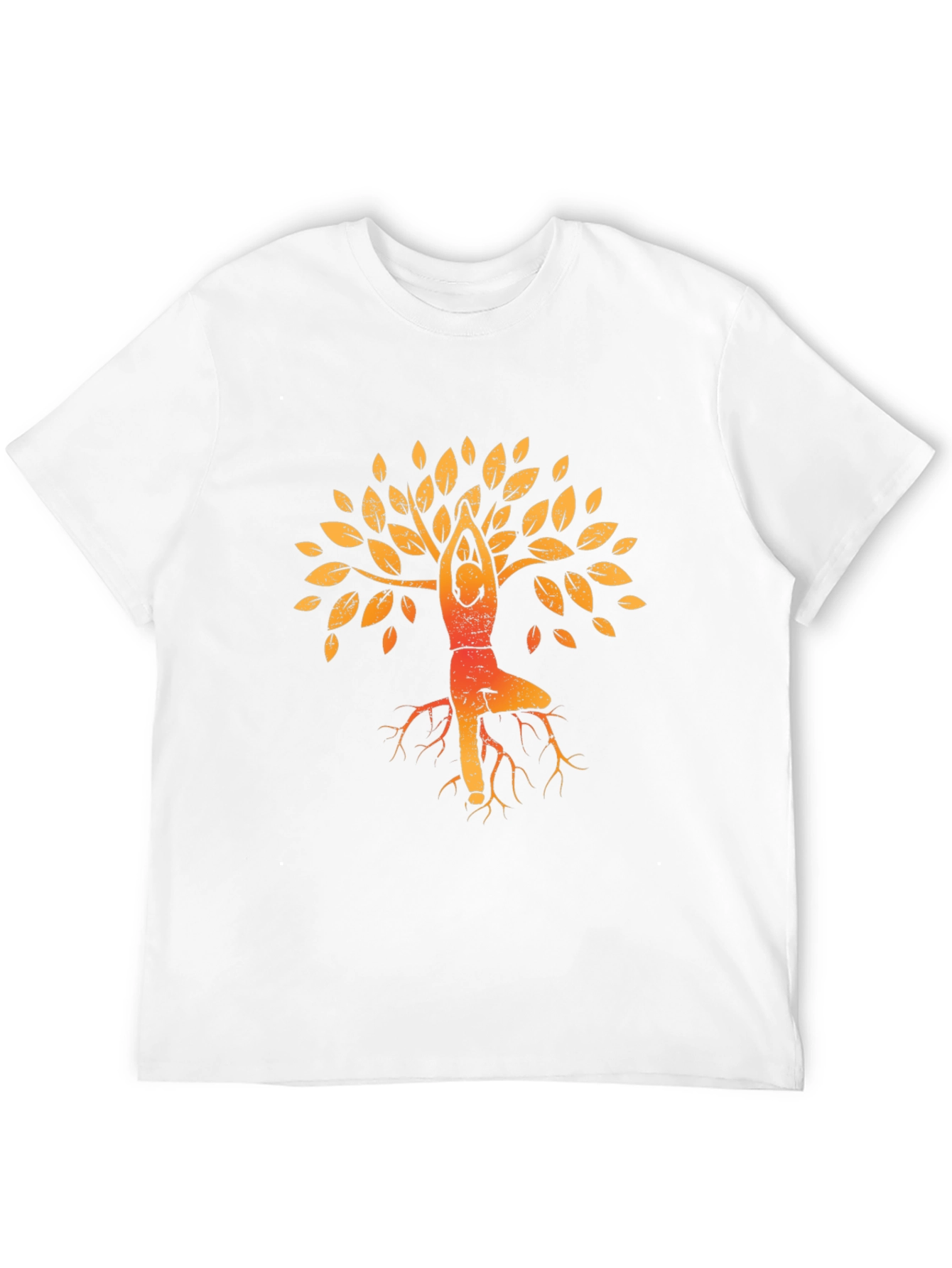 Yoga Tree Graphic Tee - Zen Style Black T-Shirt