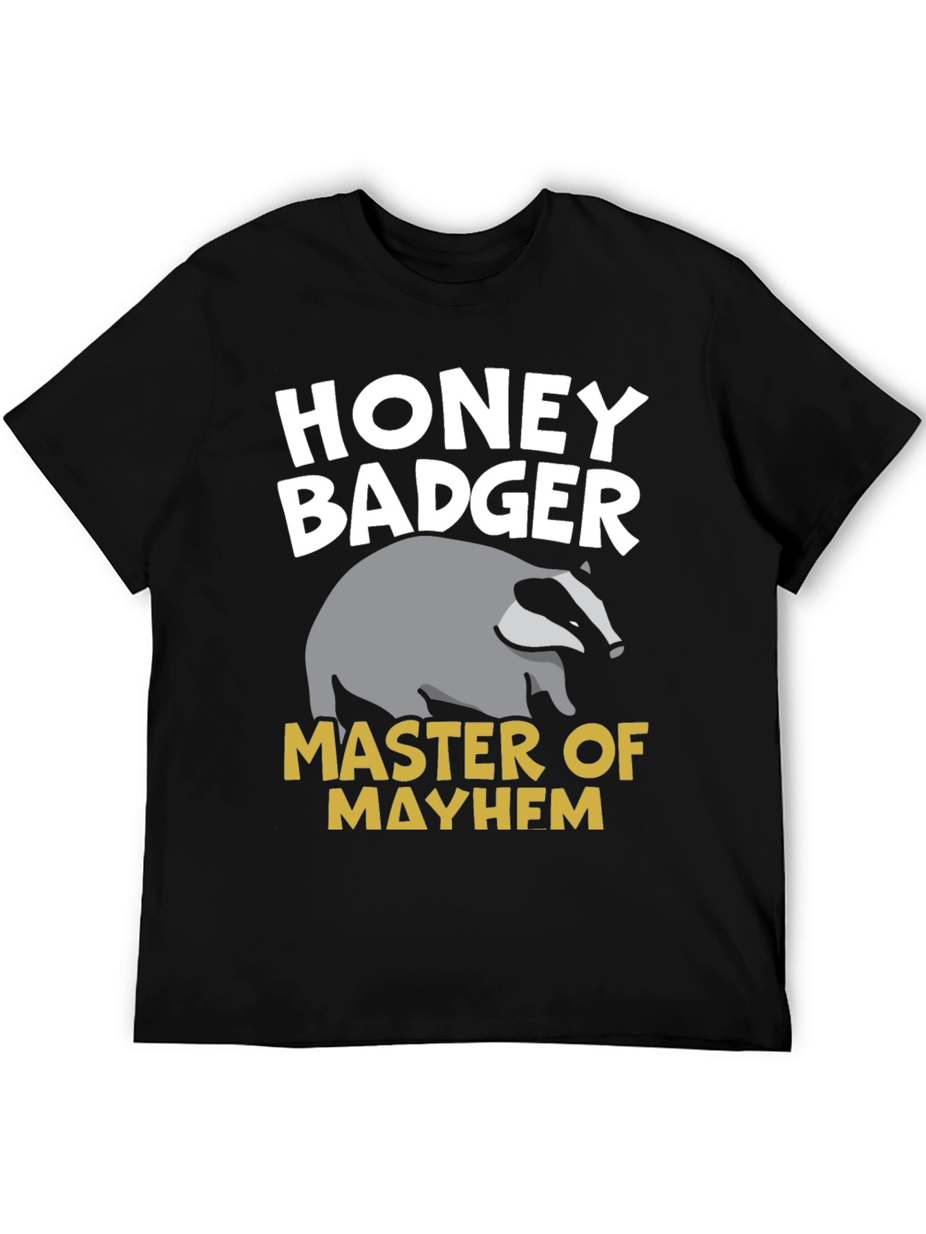 Honey Badger Master of Mayhem Graphic T-Shirt