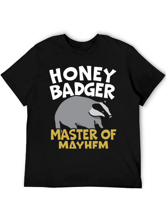Honey Badger Master of Mayhem Graphic T-Shirt