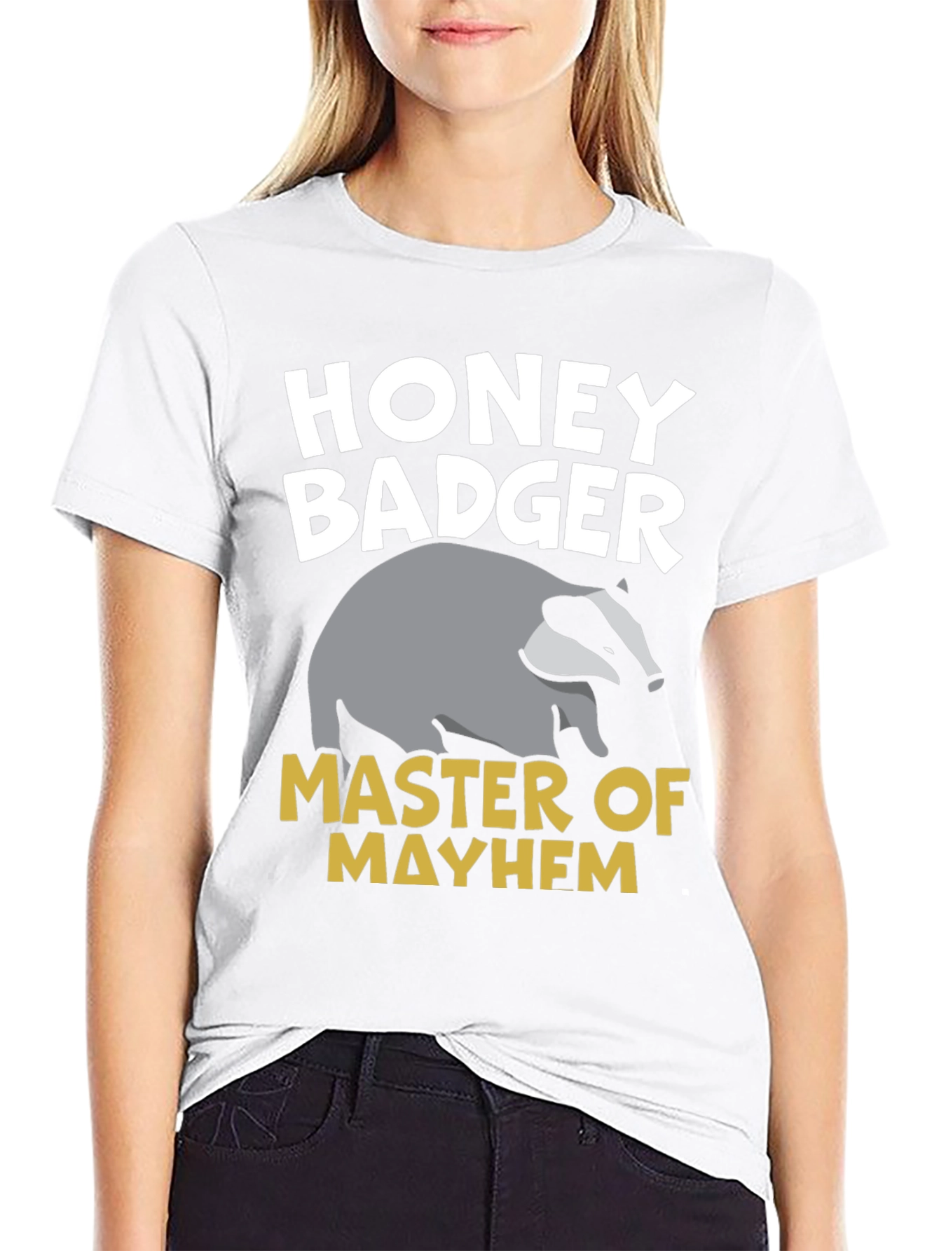 Honey Badger Master of Mayhem Graphic T-Shirt