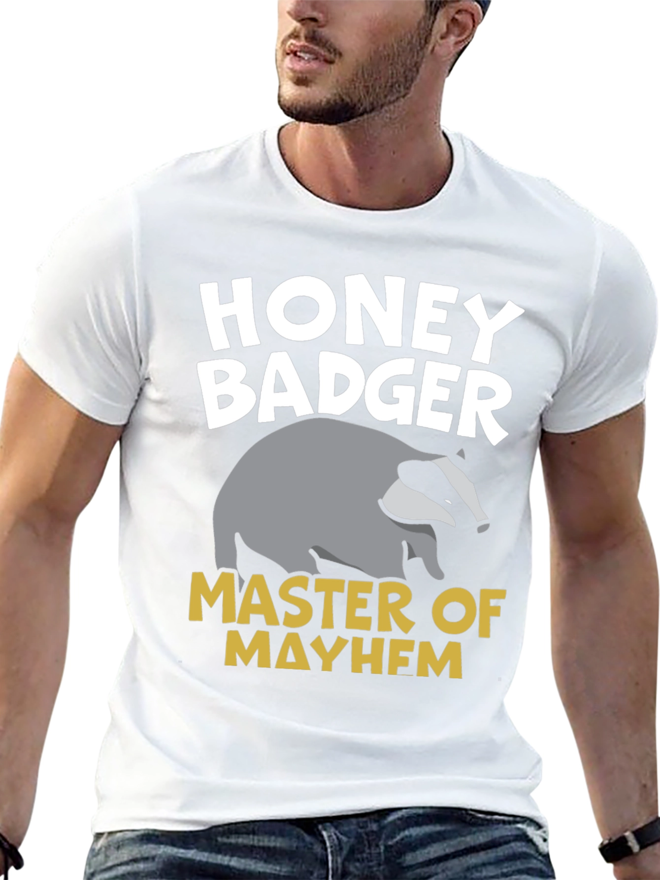 Honey Badger Master of Mayhem Graphic T-Shirt