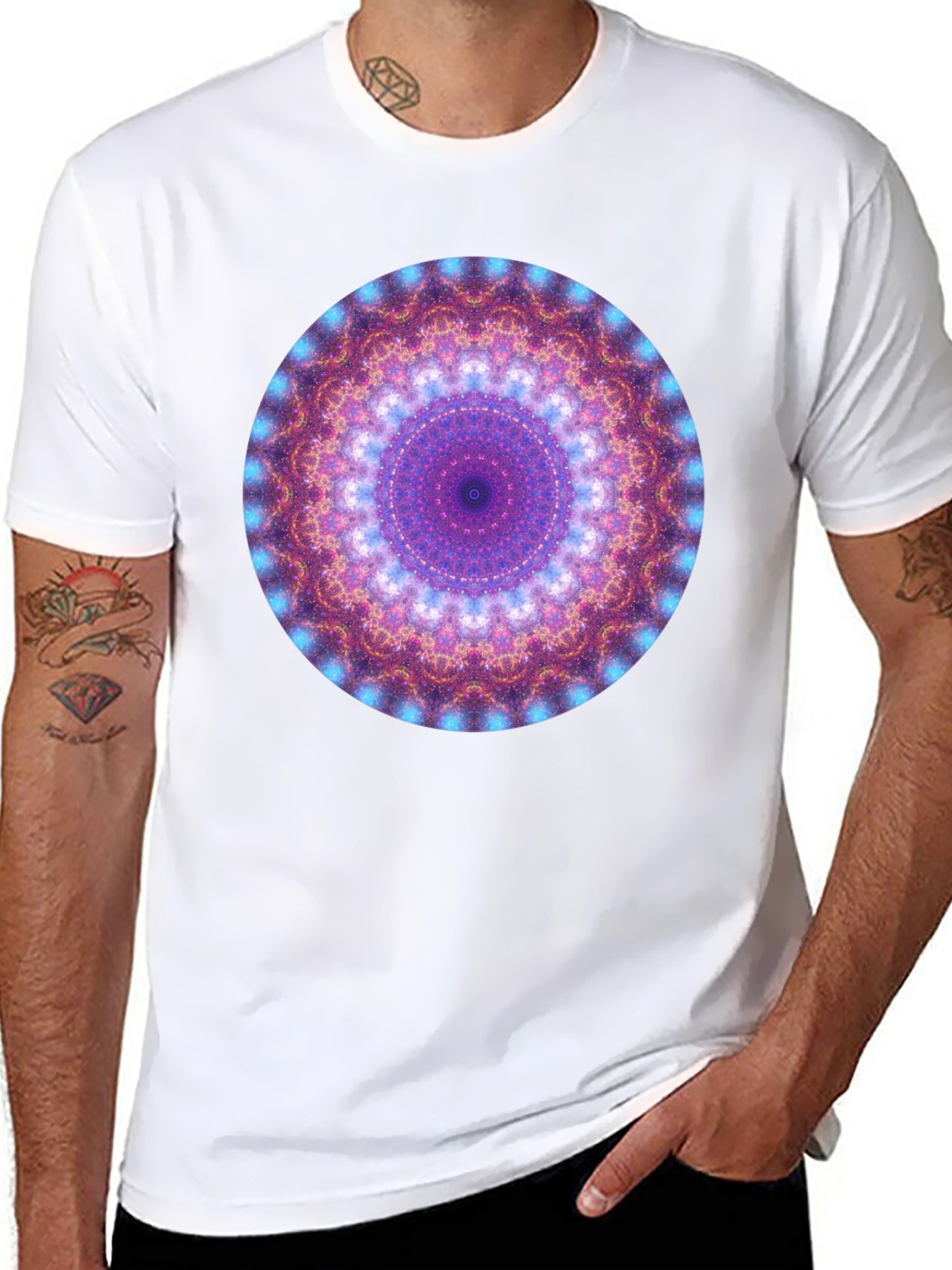 Mandala Graphic Black T-Shirt