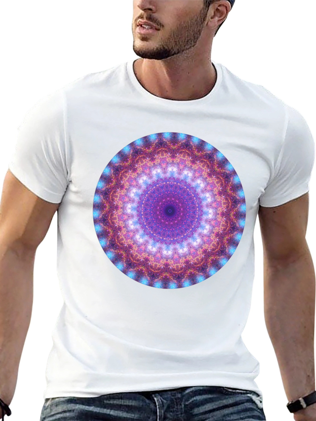 Mandala Graphic Black T-Shirt