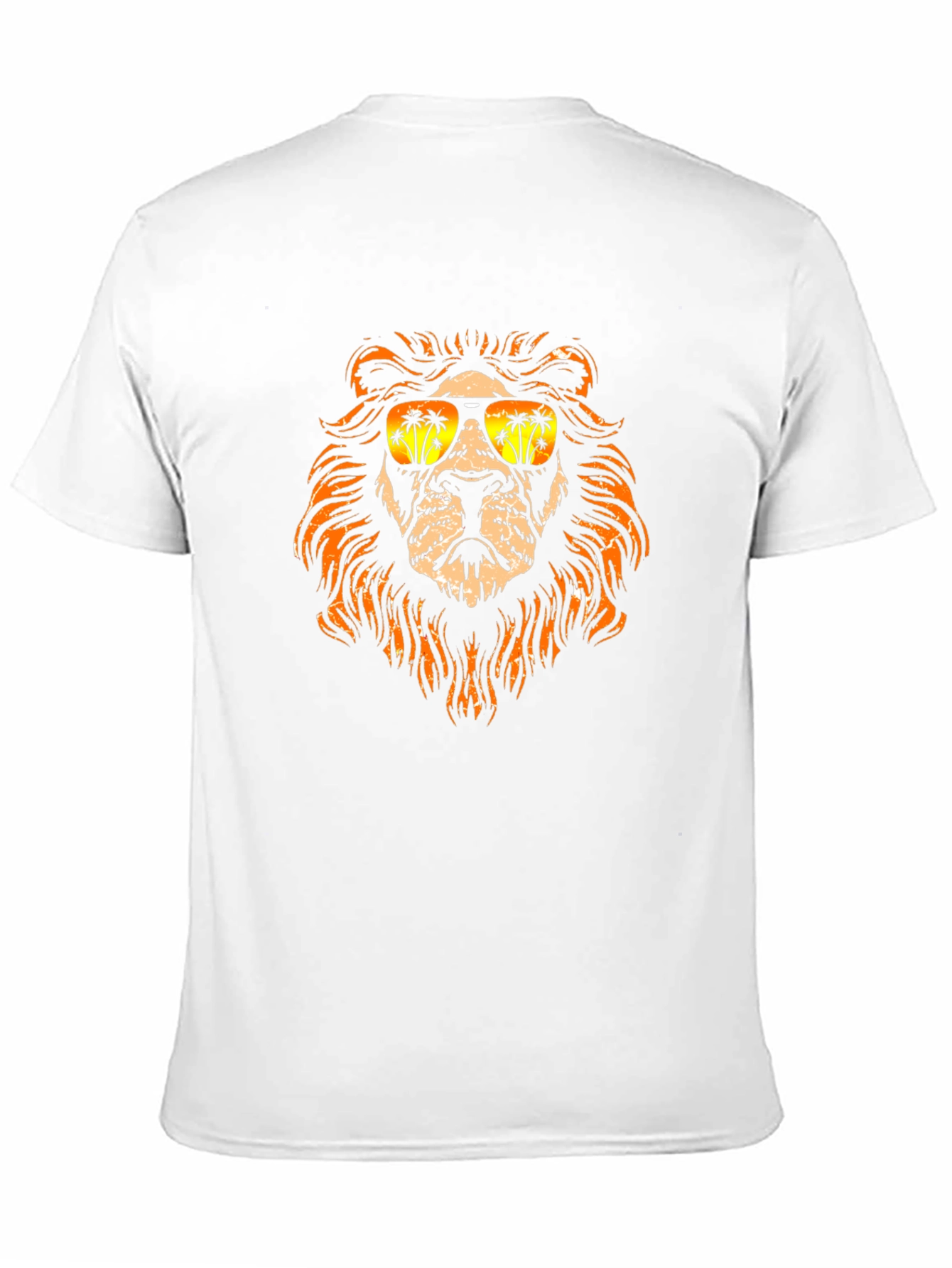 Cool Lion Graphic Tee - Tropical Vibes