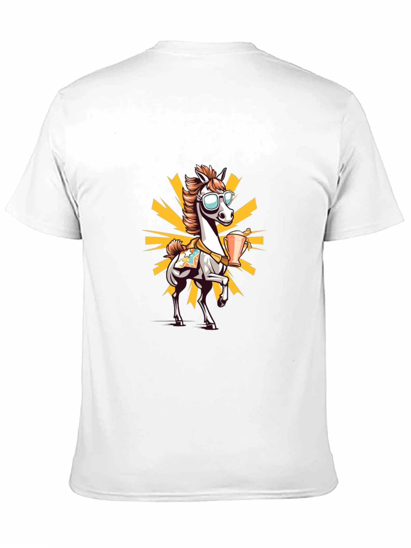 Cool Horse Cartoon T-Shirt