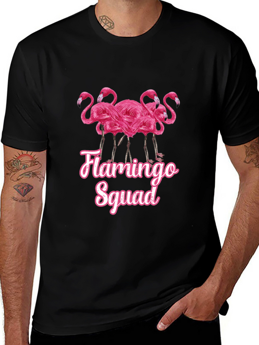 Flamingo Squad Graphic T-Shirt