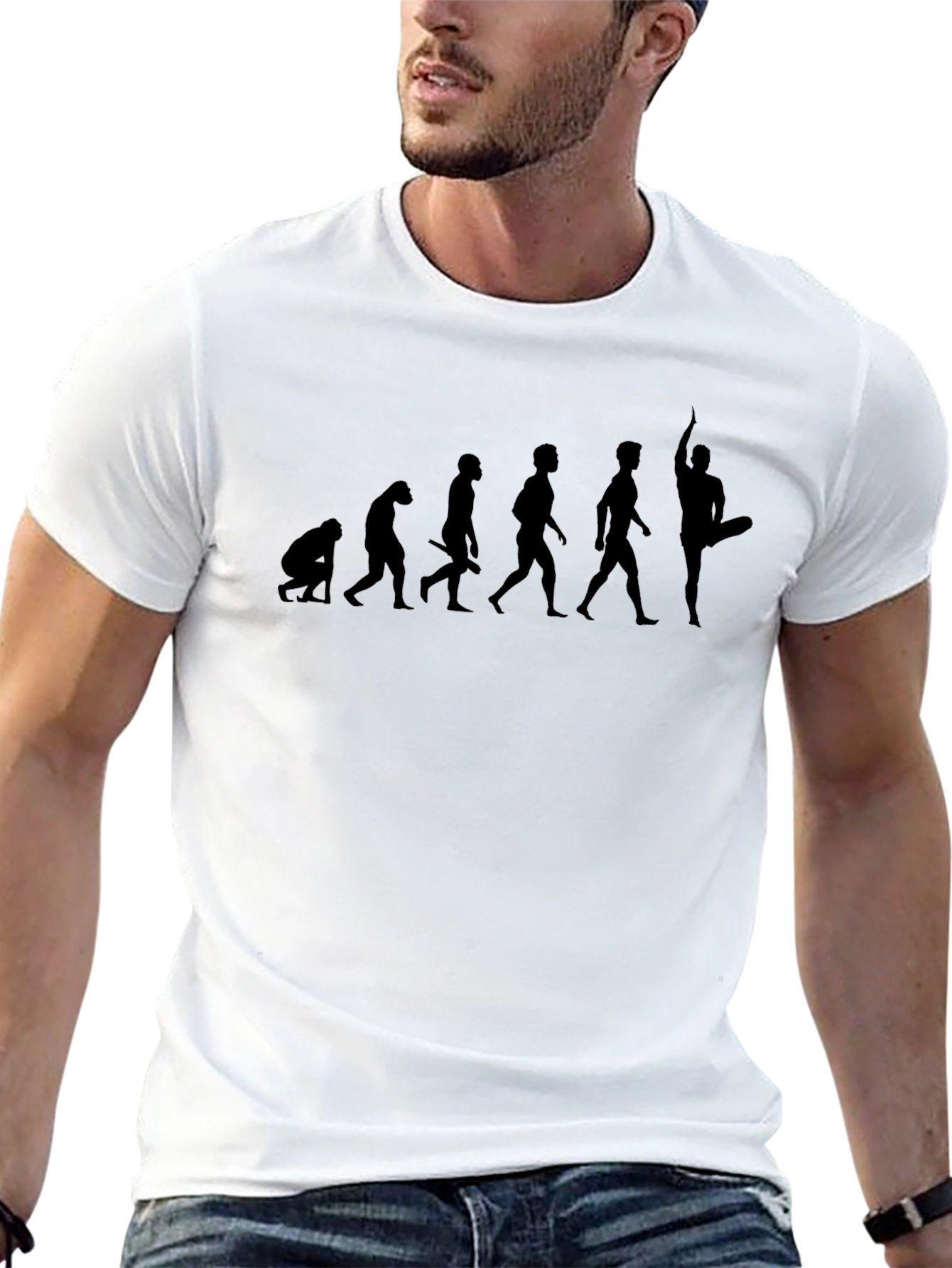 Evolution of Yoga T-Shirt