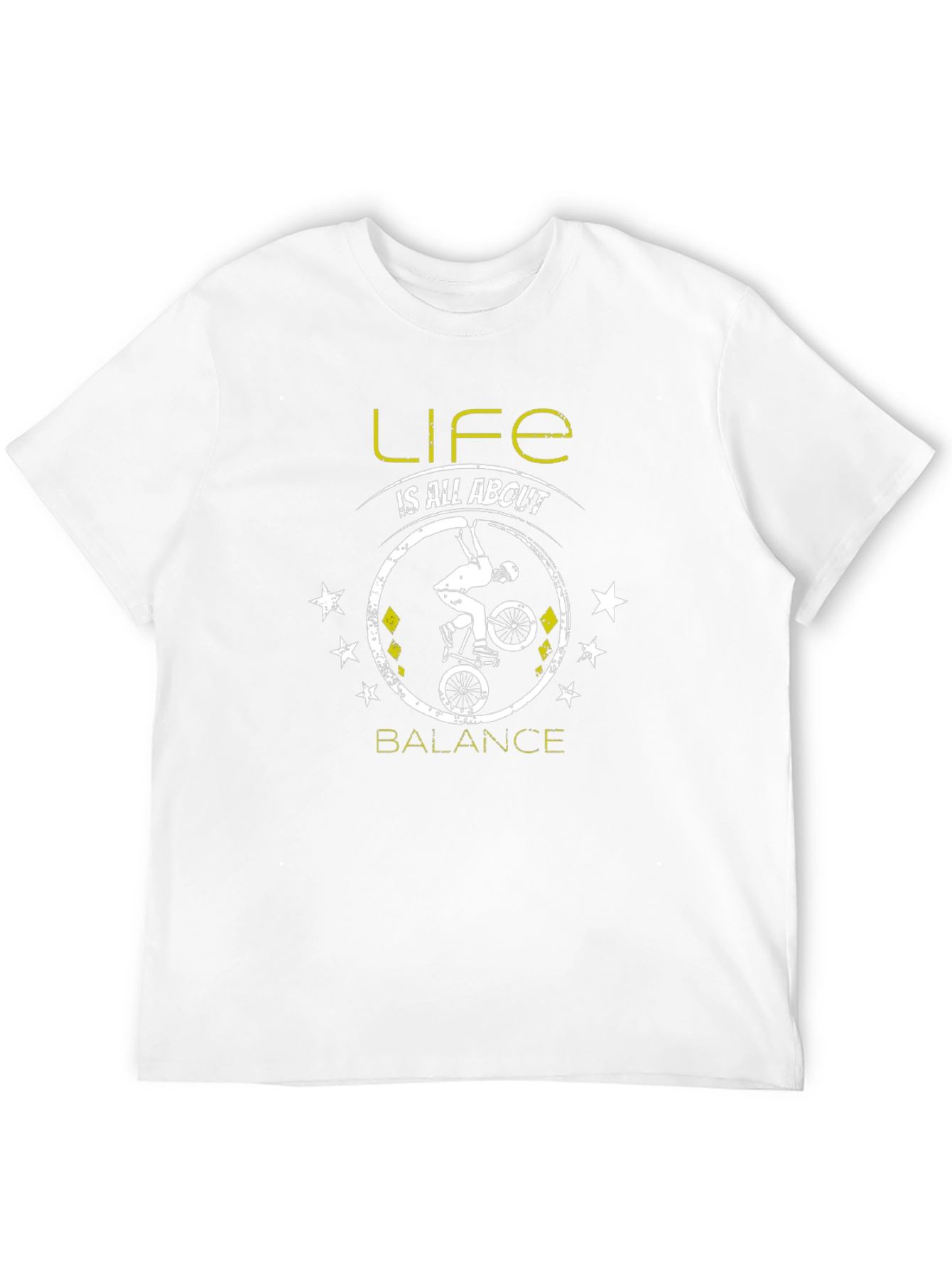 Life is All About Balance T-Shirt BMX Biker Tee