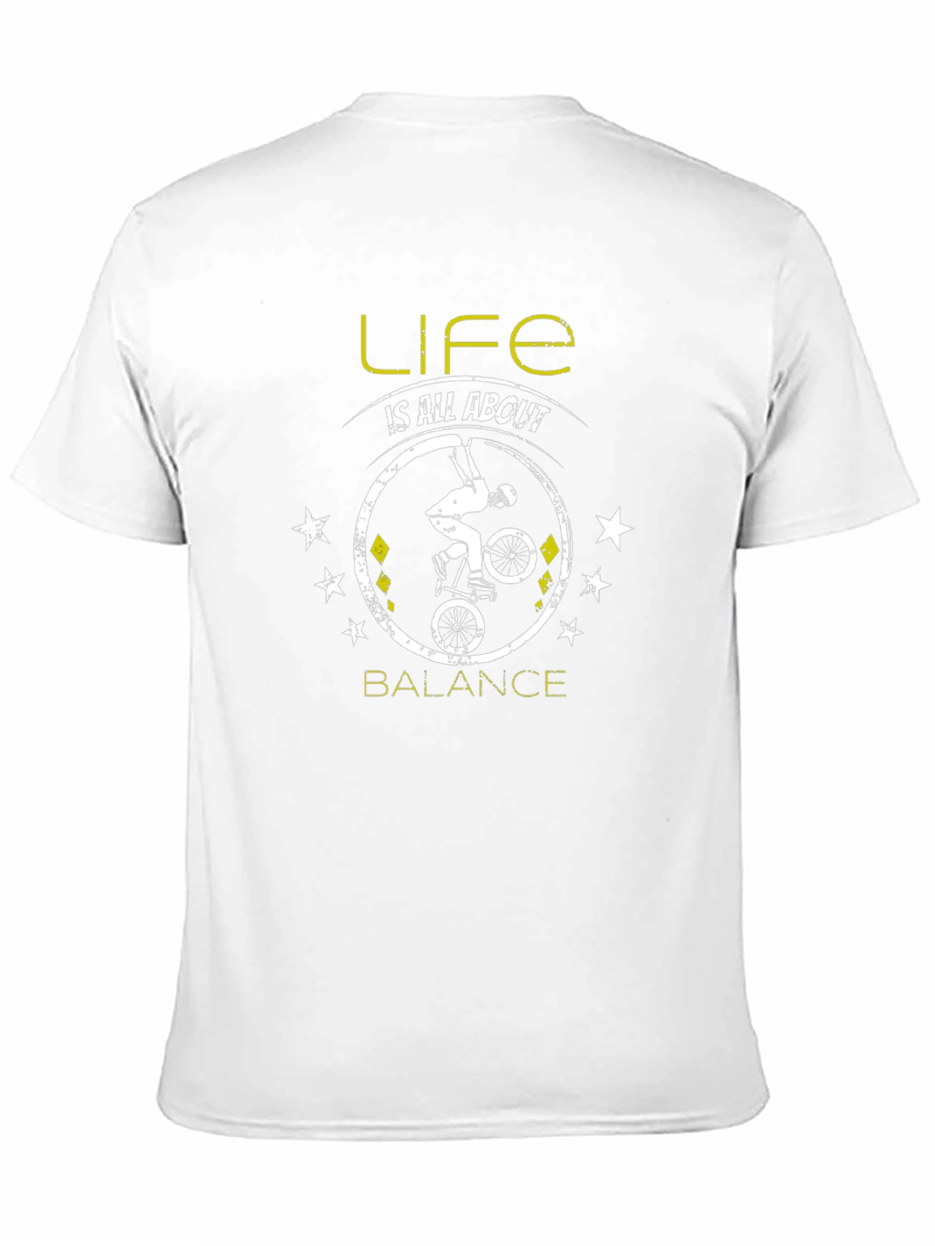 Life is All About Balance T-Shirt BMX Biker Tee