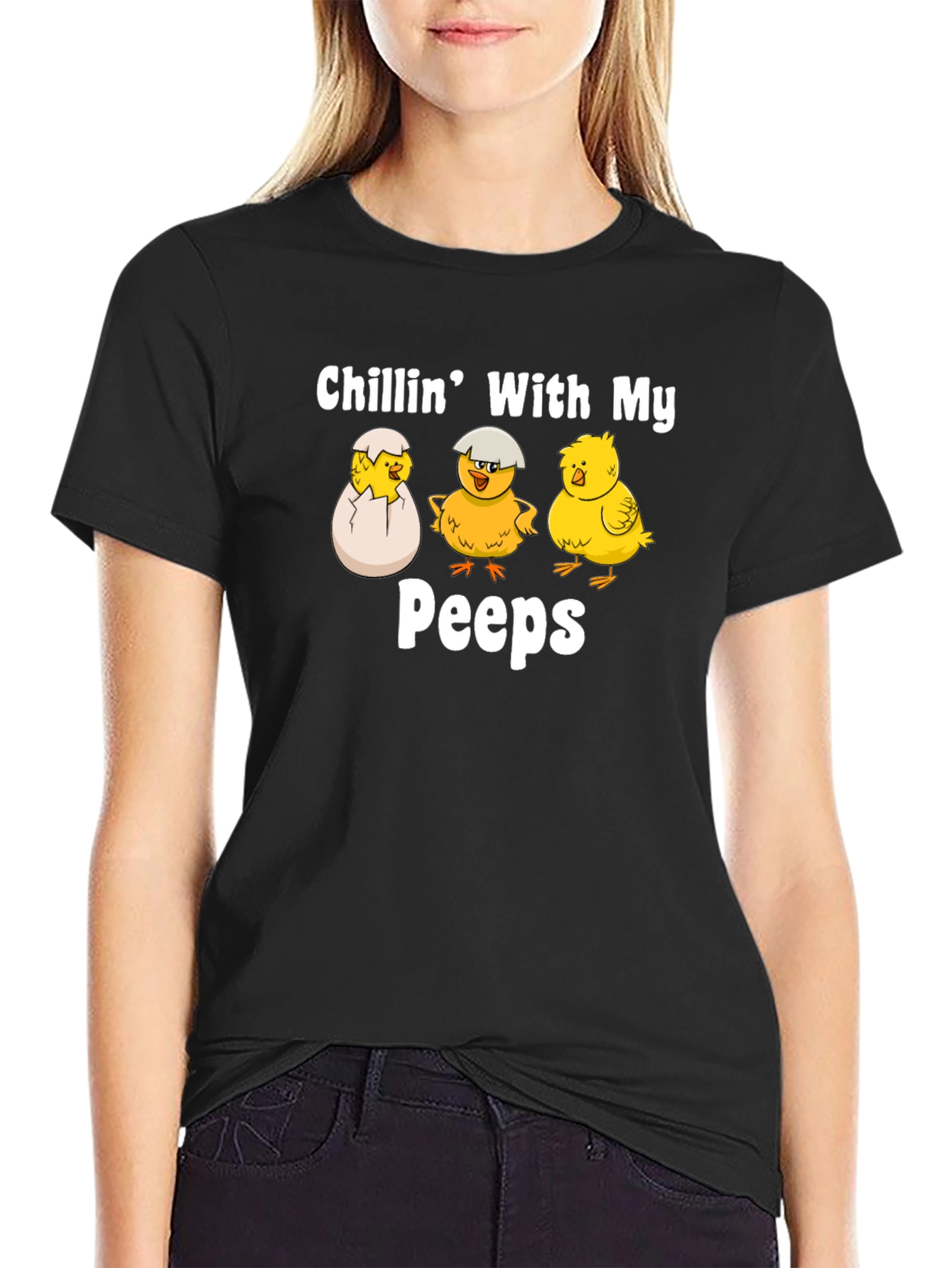 Chillin With My Peeps Graphic Tee