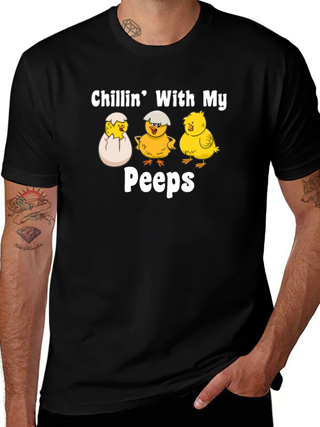 Chillin With My Peeps Graphic Tee
