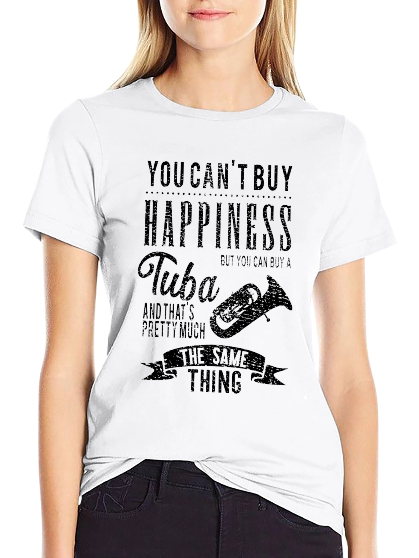 Tuba Happiness T-Shirt - Musician Gift
