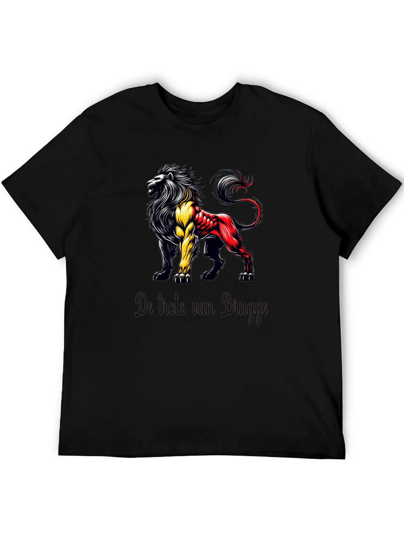 Belgian Lion Graphic T-Shirt - Bold & Unique Design