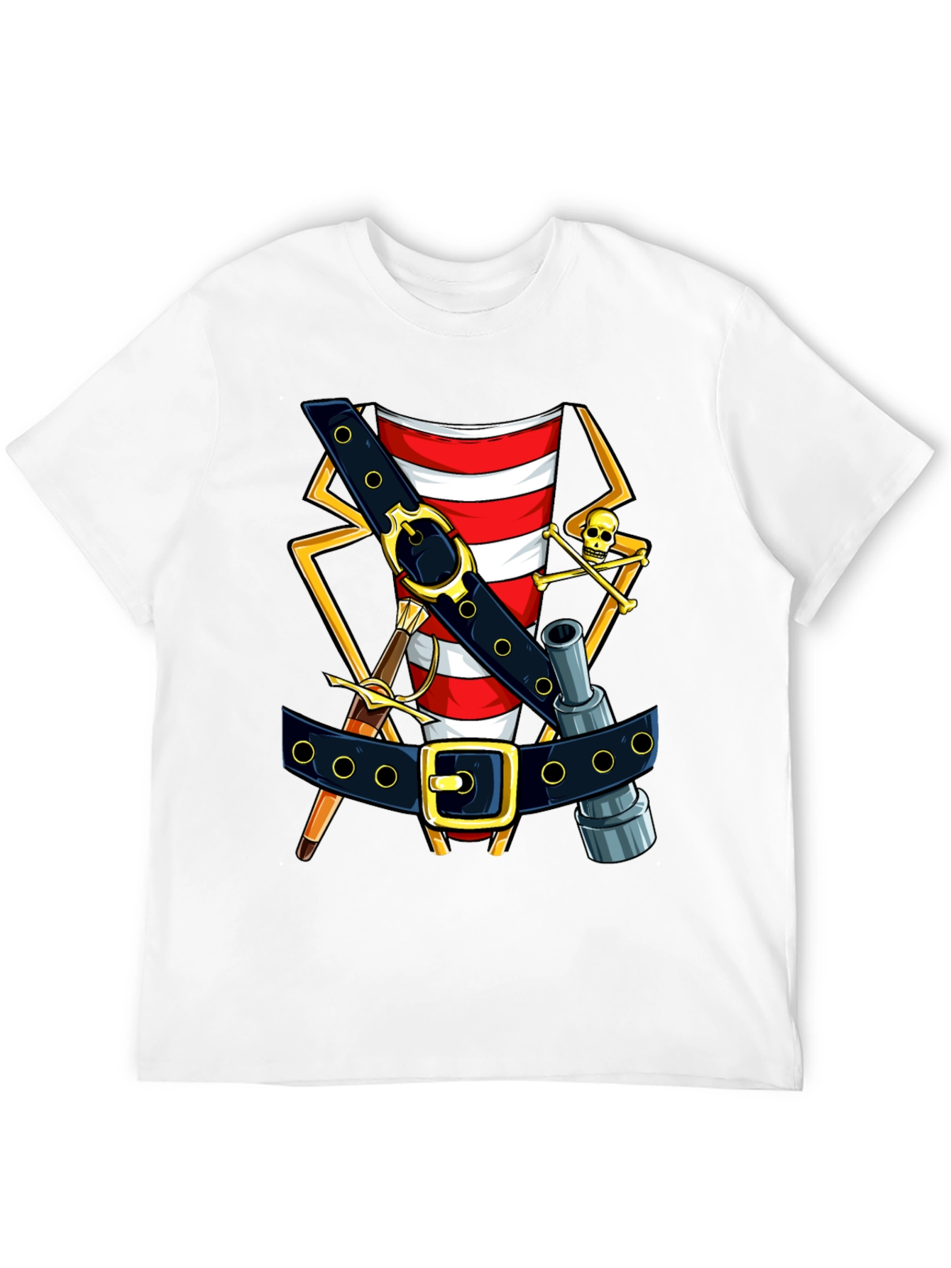 Pirate Costume T-Shirt Funny Halloween Graphic Tee