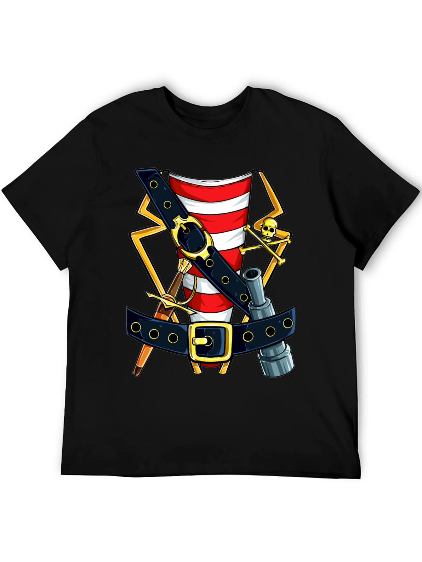 Pirate Costume T-Shirt Funny Halloween Graphic Tee