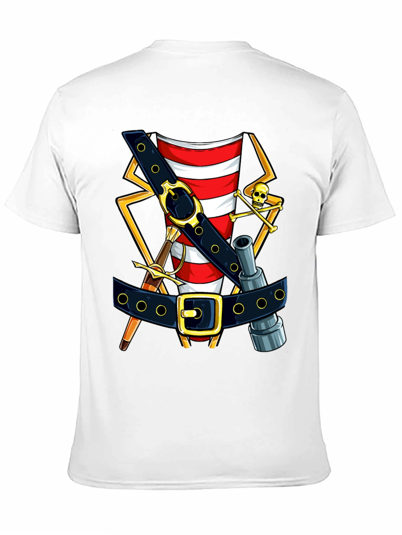 Pirate Costume T-Shirt Funny Halloween Graphic Tee