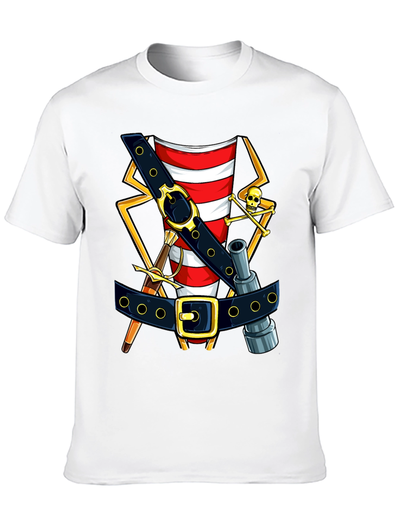 Pirate Costume T-Shirt Funny Halloween Graphic Tee
