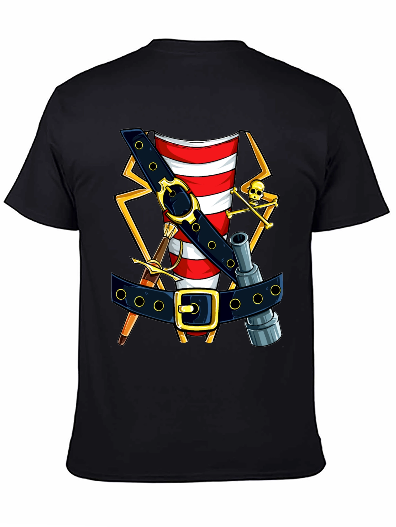 Pirate Costume T-Shirt Funny Halloween Graphic Tee