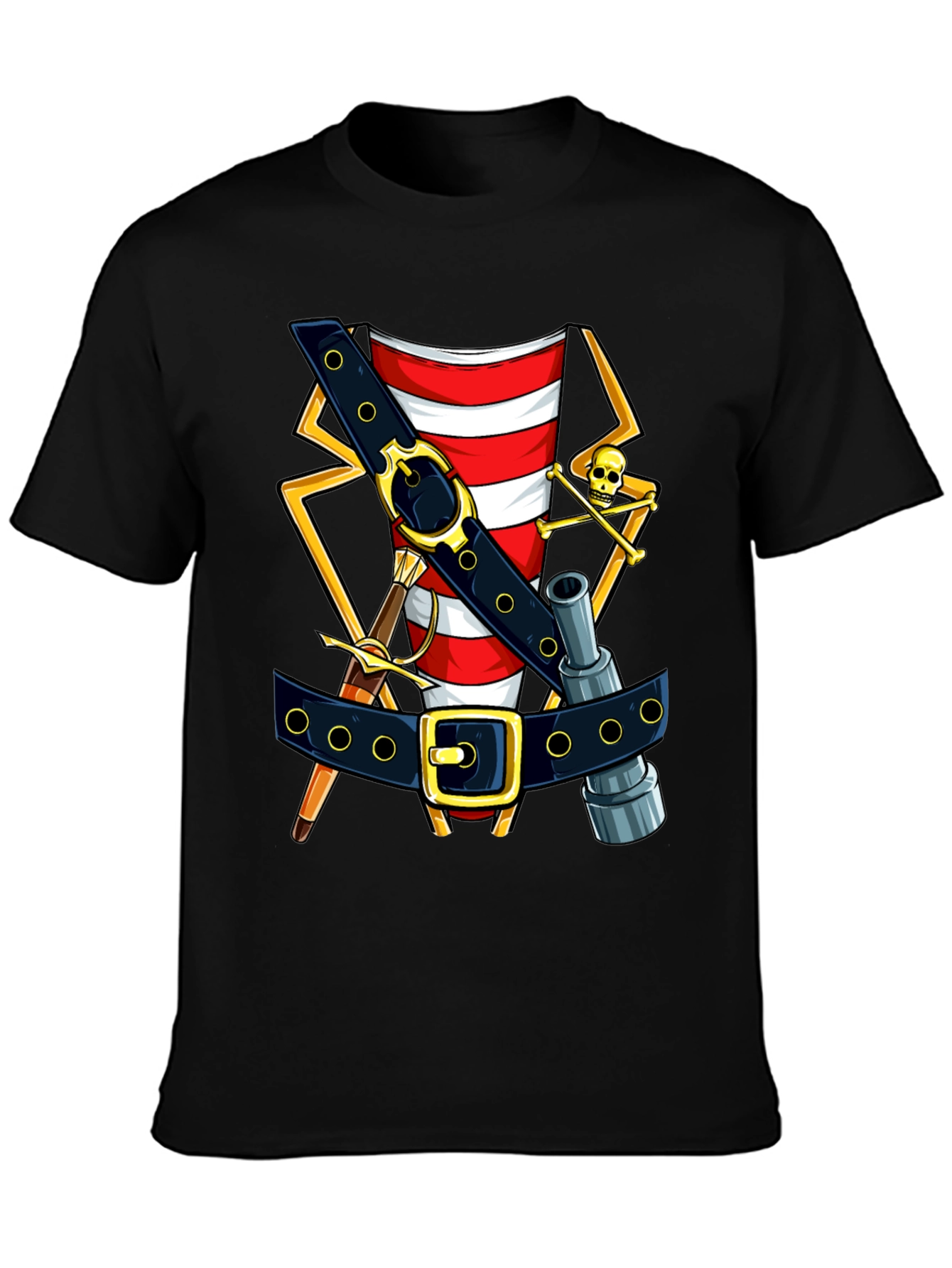 Pirate Costume T-Shirt Funny Halloween Graphic Tee